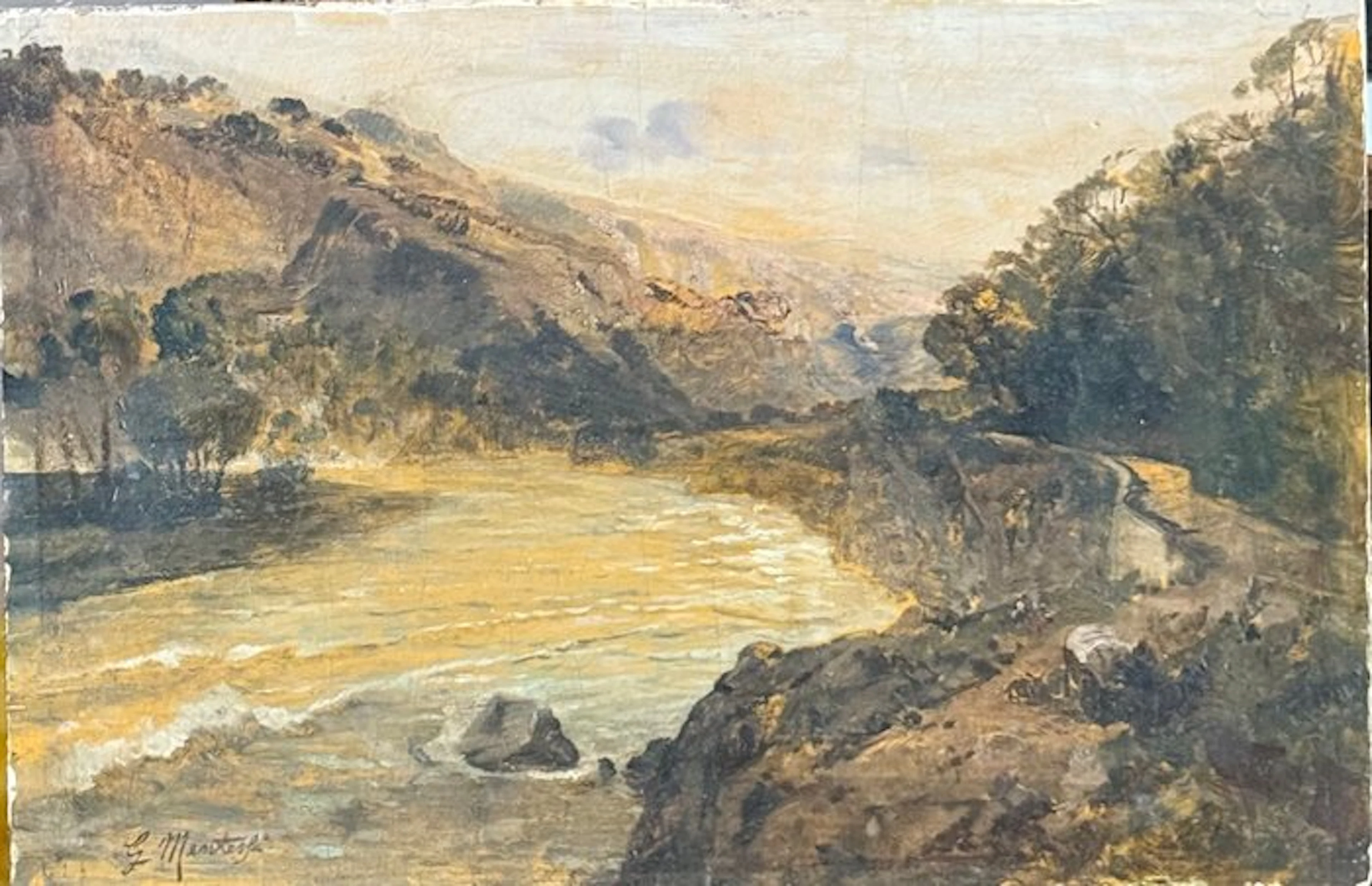 Giuseppe Mentessi (1857-1931) - Paesaggio