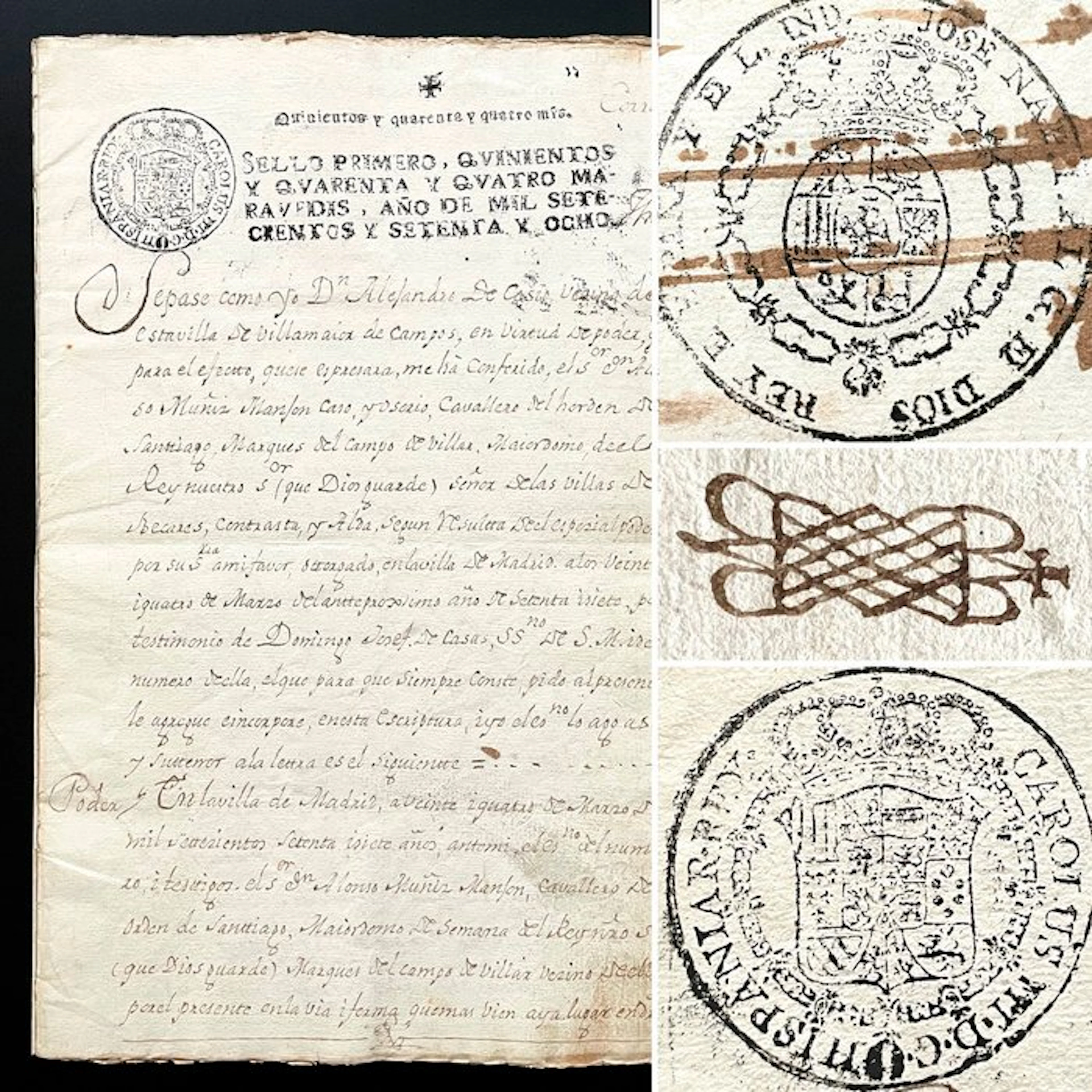 Manuscrito - Año 1778