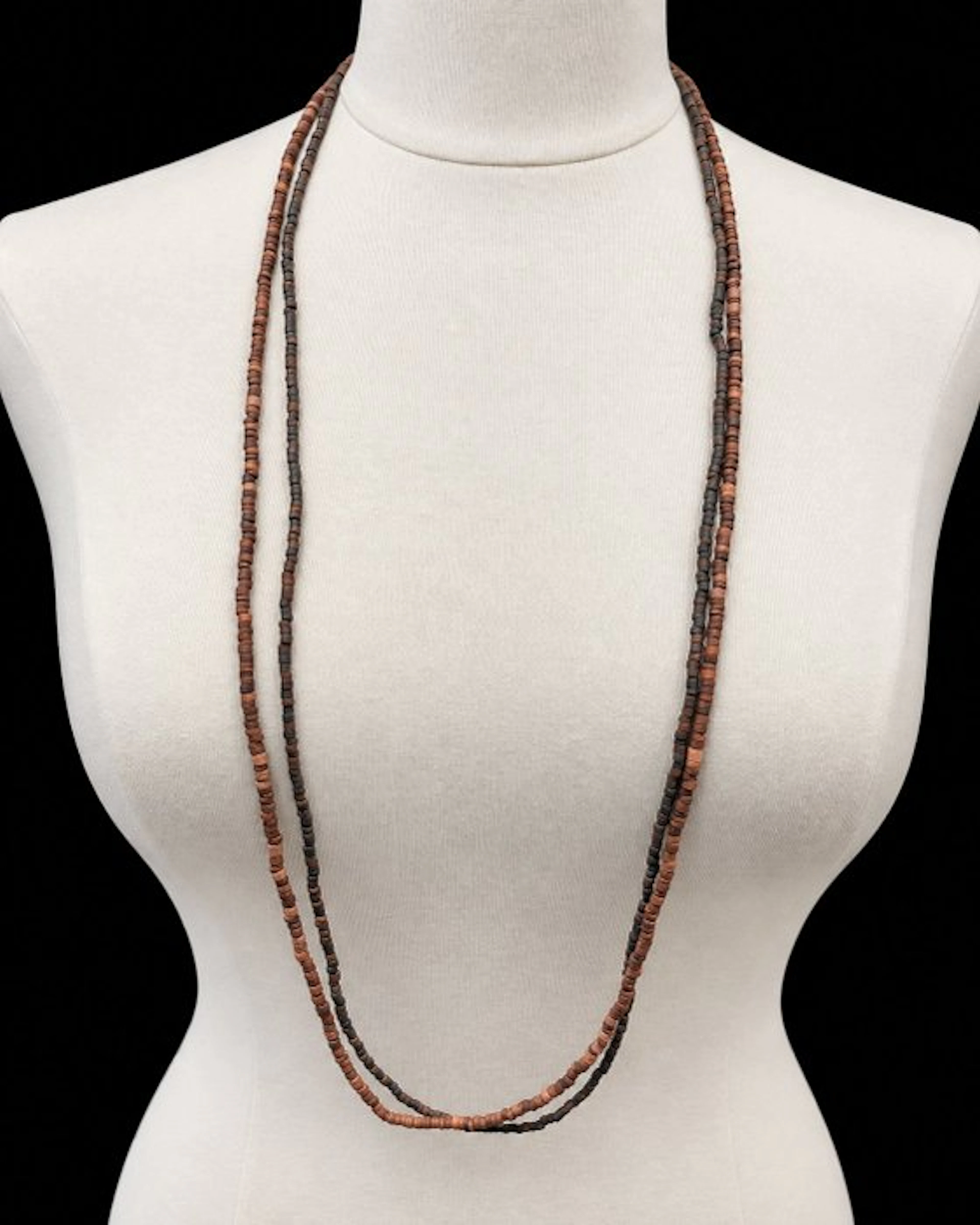 Ancient Egyptian Terracotta Two beaded necklaces - 100 cm (No reserve price)