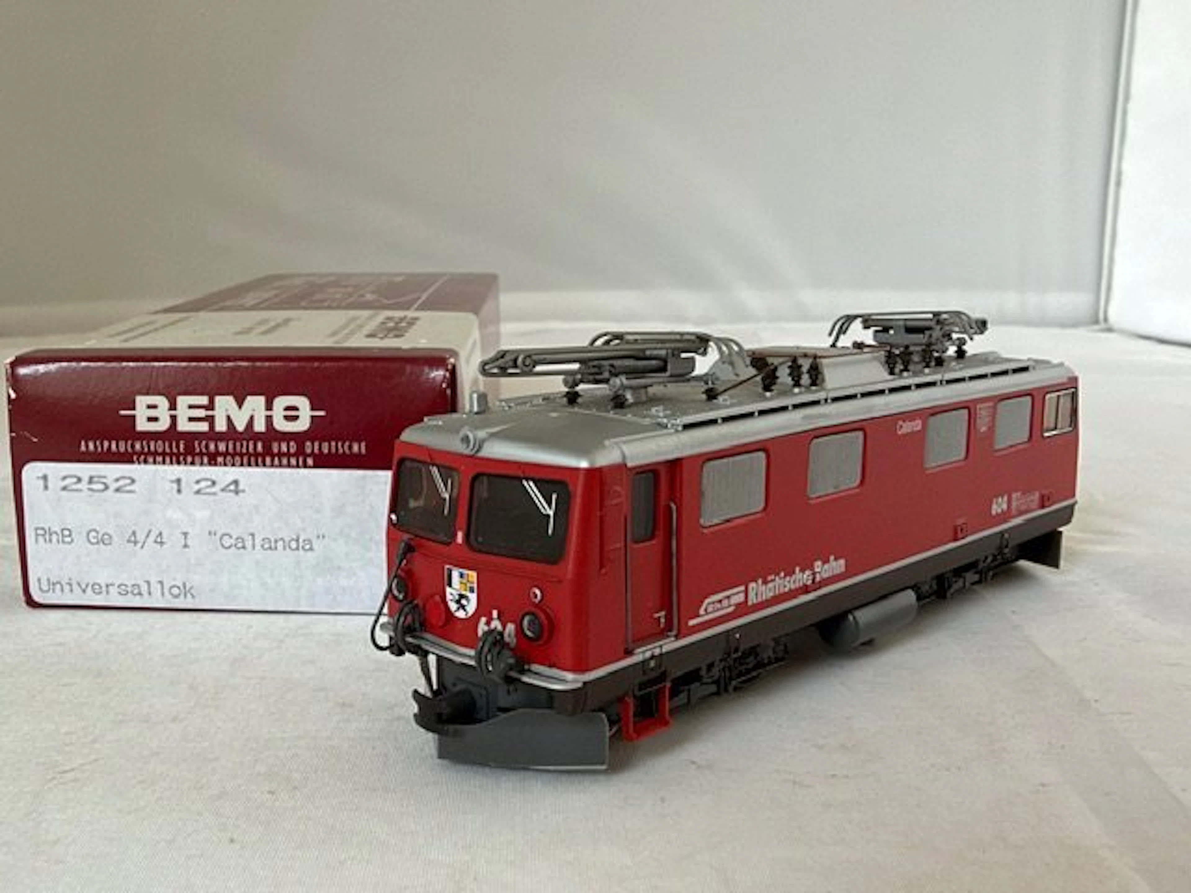 Bemo H0m - 1252 124 - Electric locomotive (1) - RhB Ge...