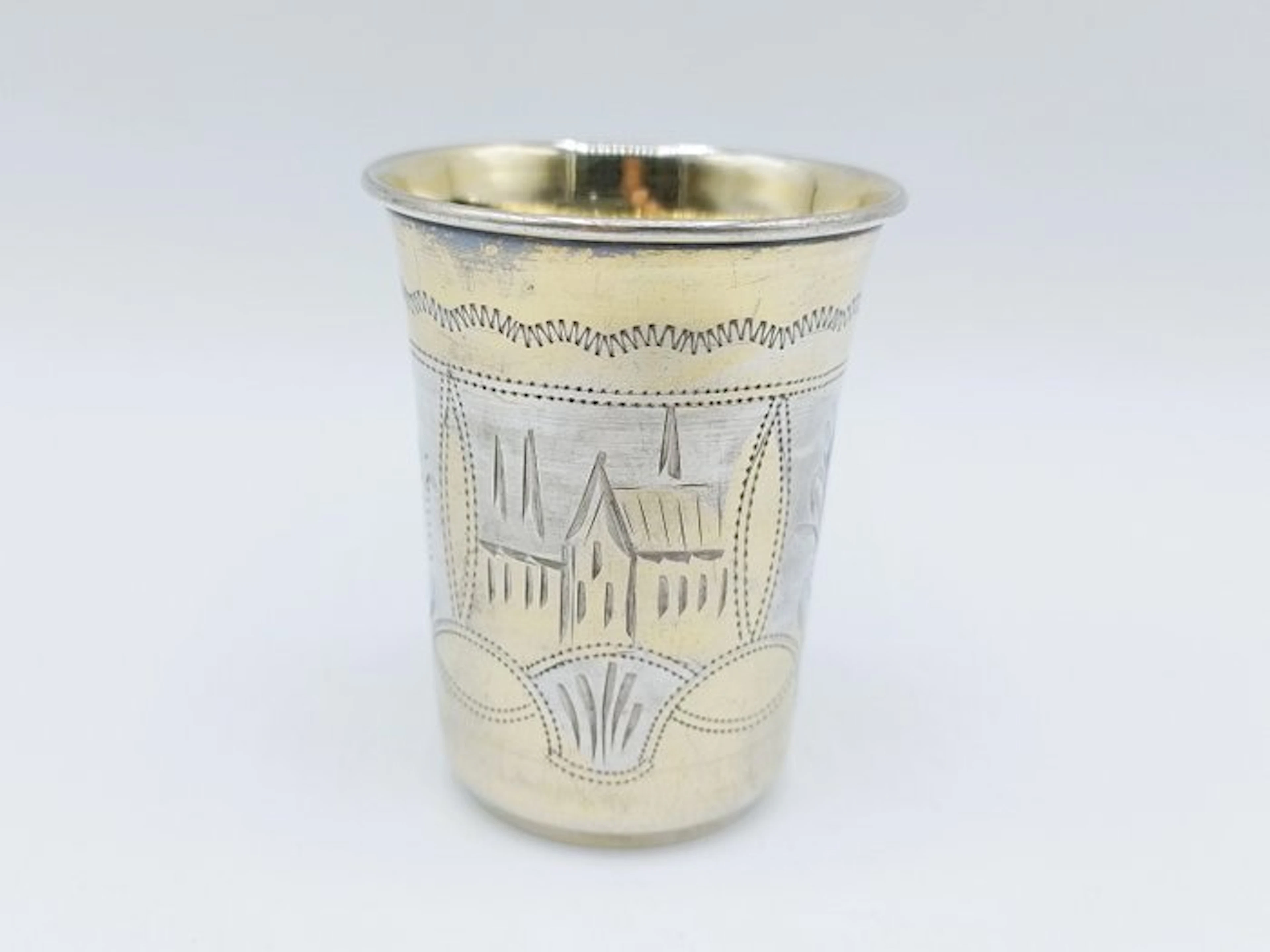 Erfgenamen I.E. Zakhoder, Berdichev, 1907 - Kiddush cup - Silver