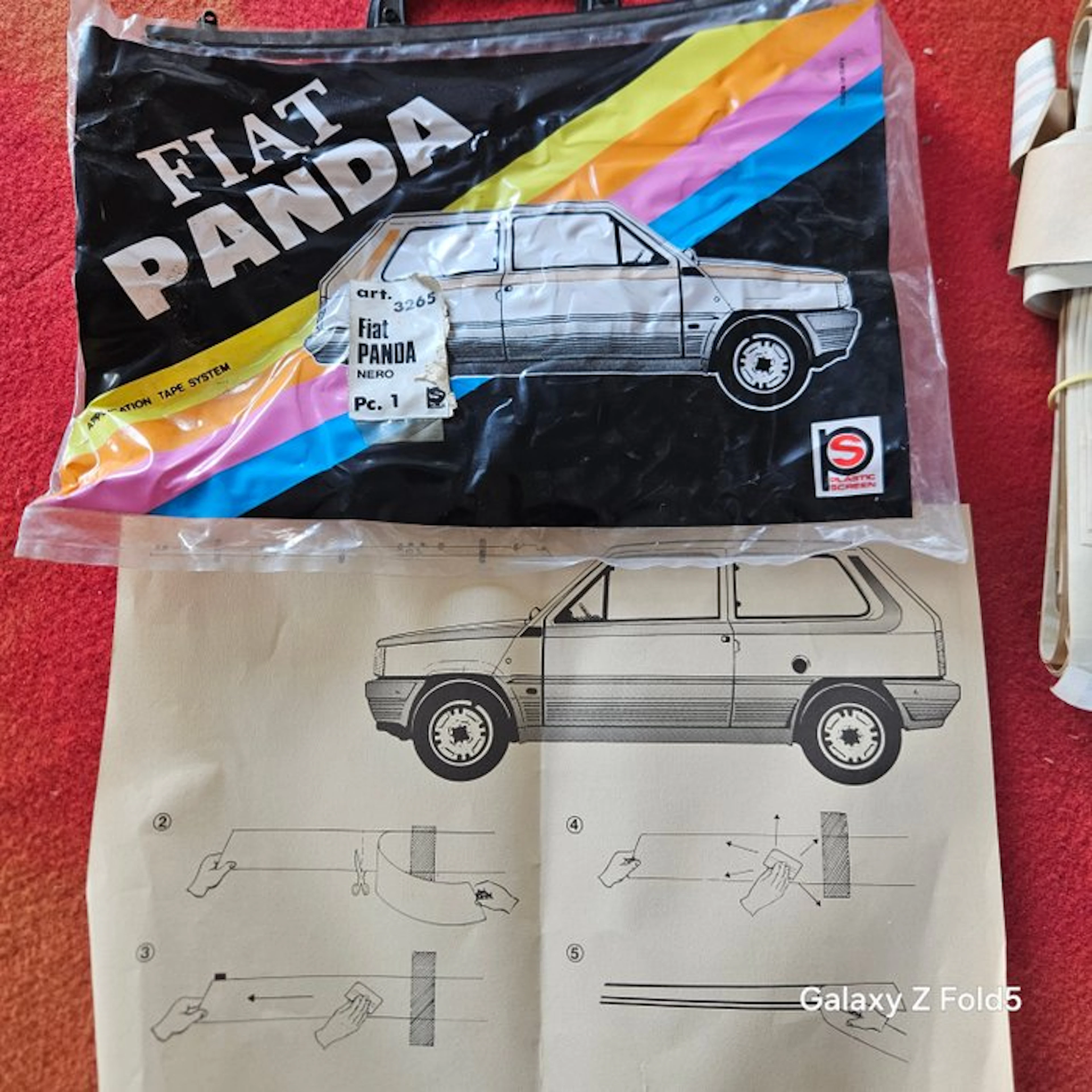 Banner - Fiat Panda 1 serie adesivi Nos - Italy