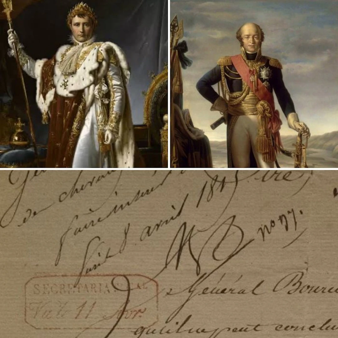Napoléon Bonaparte / Louis Nicolas Davout - Lettre signée...