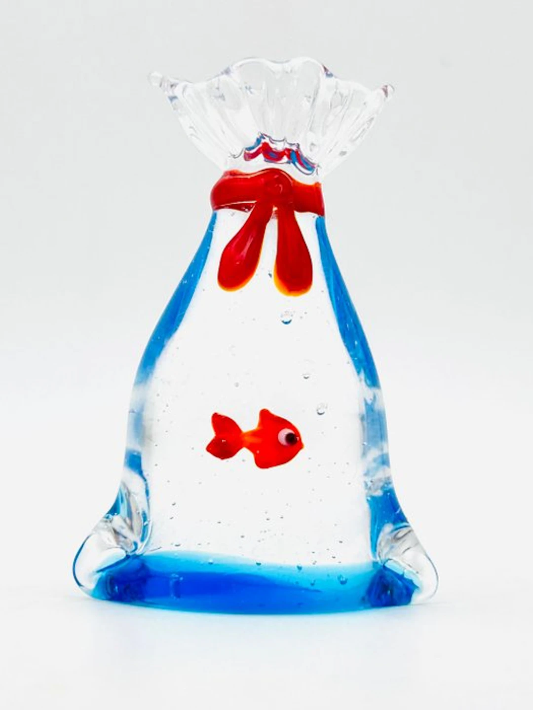 Handmade Murano glass - Sculpture, Sacchetto - 7 cm - Murano glass - 2026