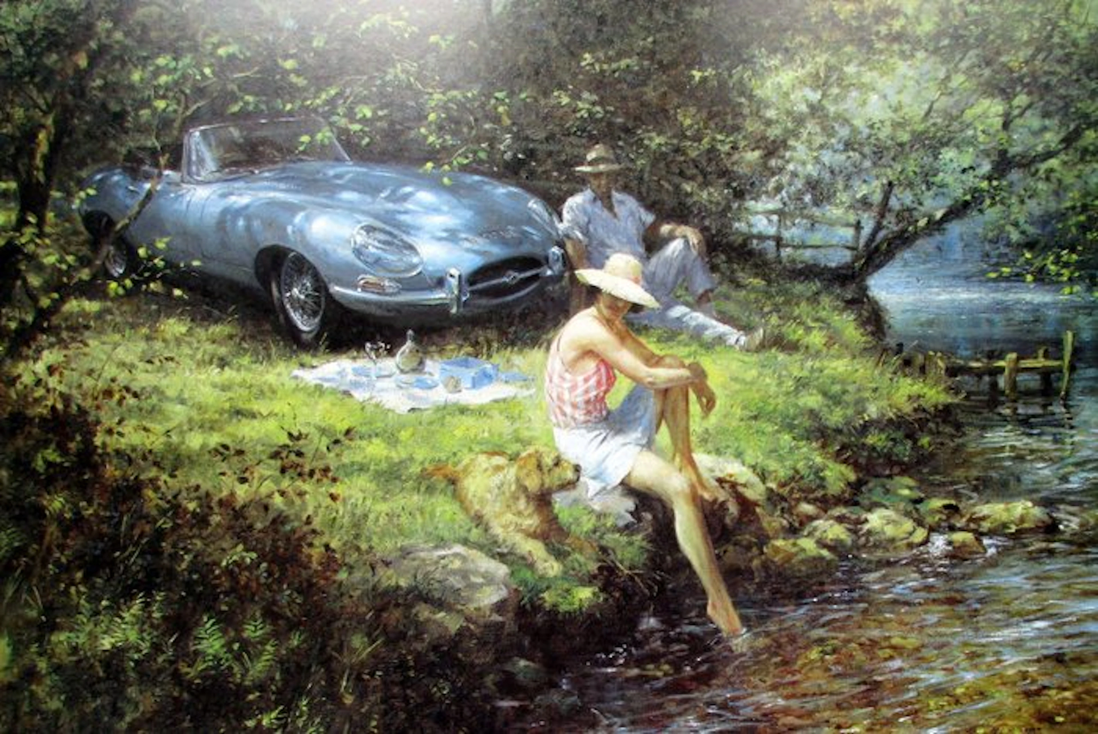 Jaguar E-Type, Series 1 - 1962 - "Summer of '62" By Alan Fearnley - Jaguar