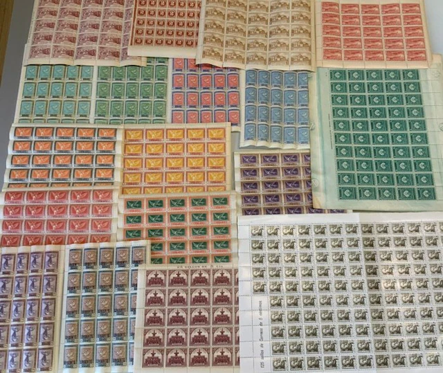 Spain 1930/1948 - 1st Centenary - complete sheets