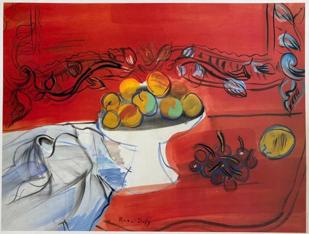 Raoul Dufy (1877-1953) - Coupe de fruits