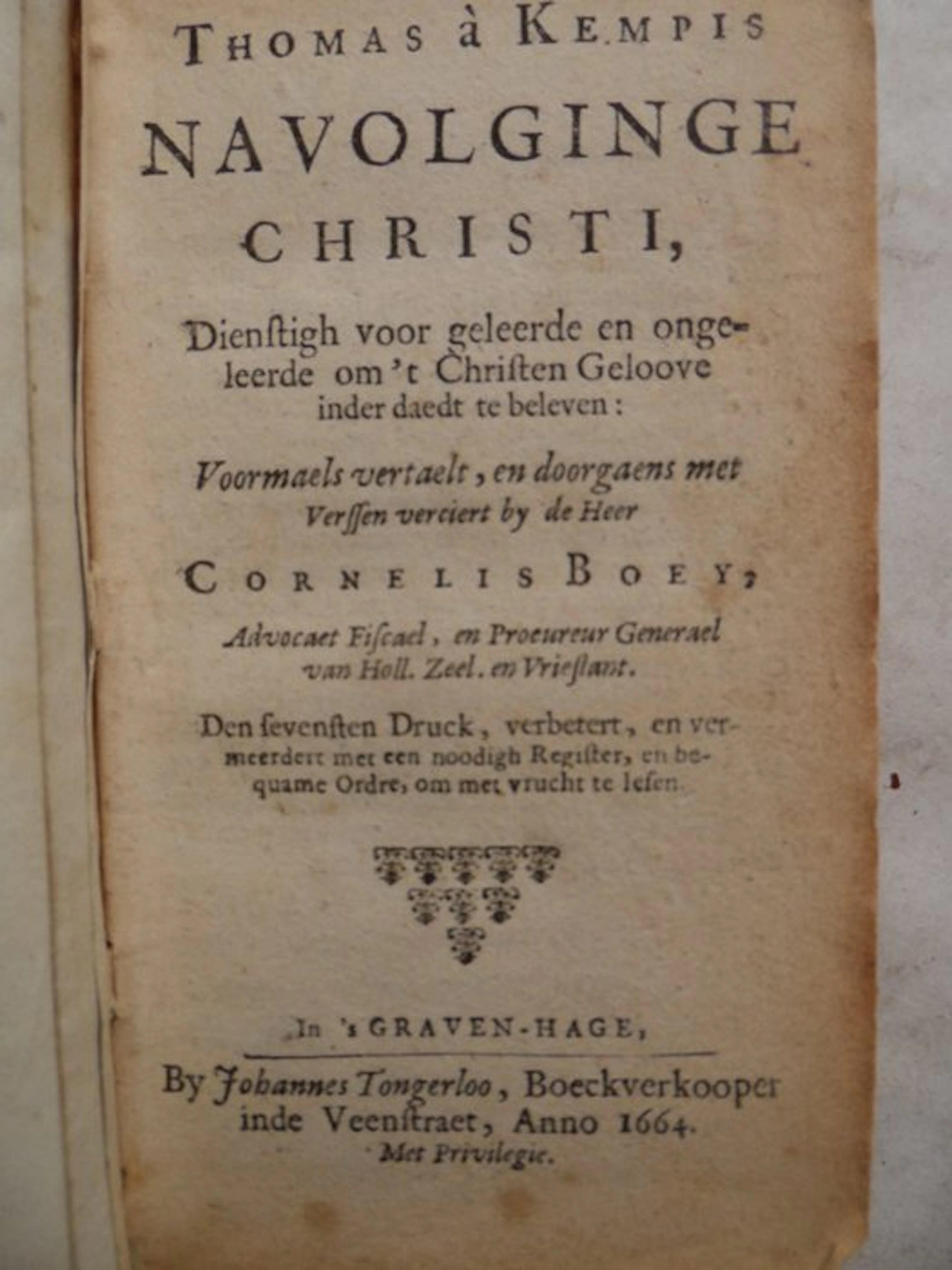 Thomas a Kempis / Cornelis Boey / Miguel Comalada...