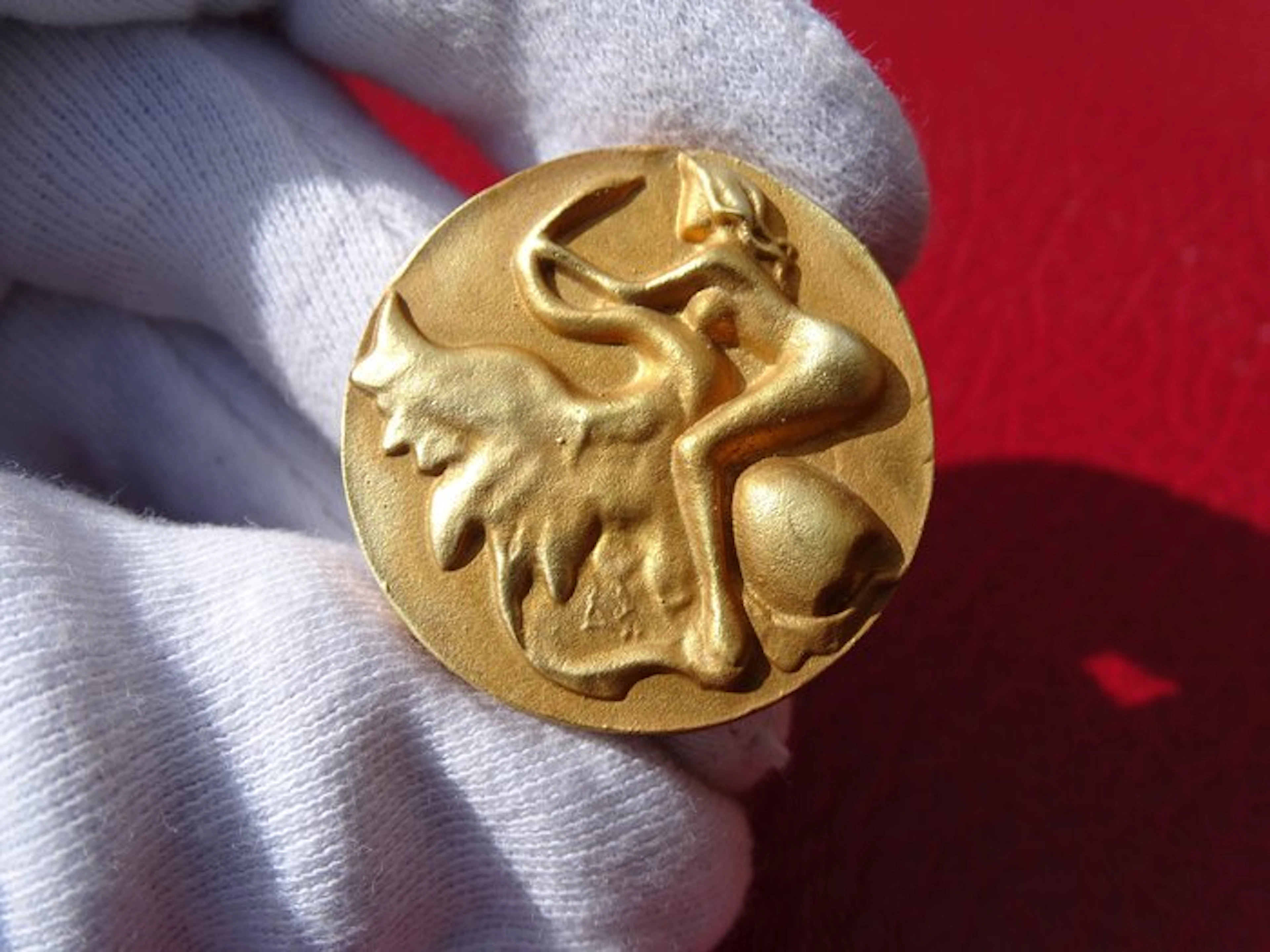 Spain. 24 carat gold finished
