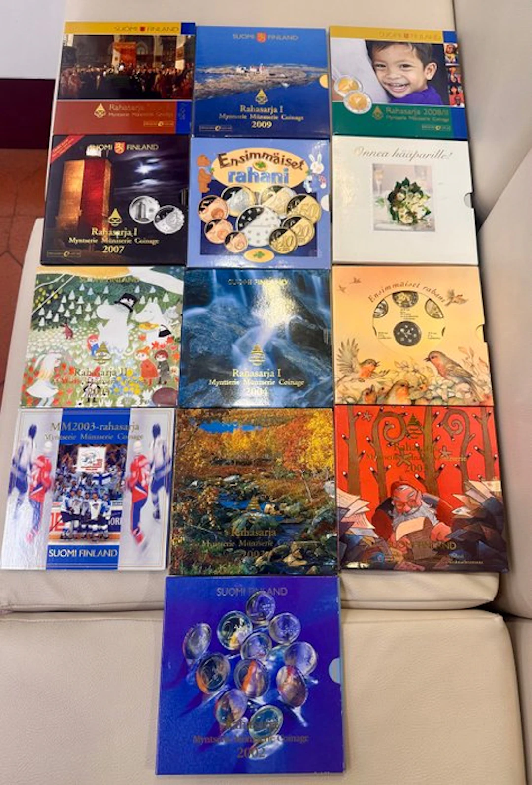 Finland. Year Set (BU) 2002/2009 (13 sets) (No reserve price)