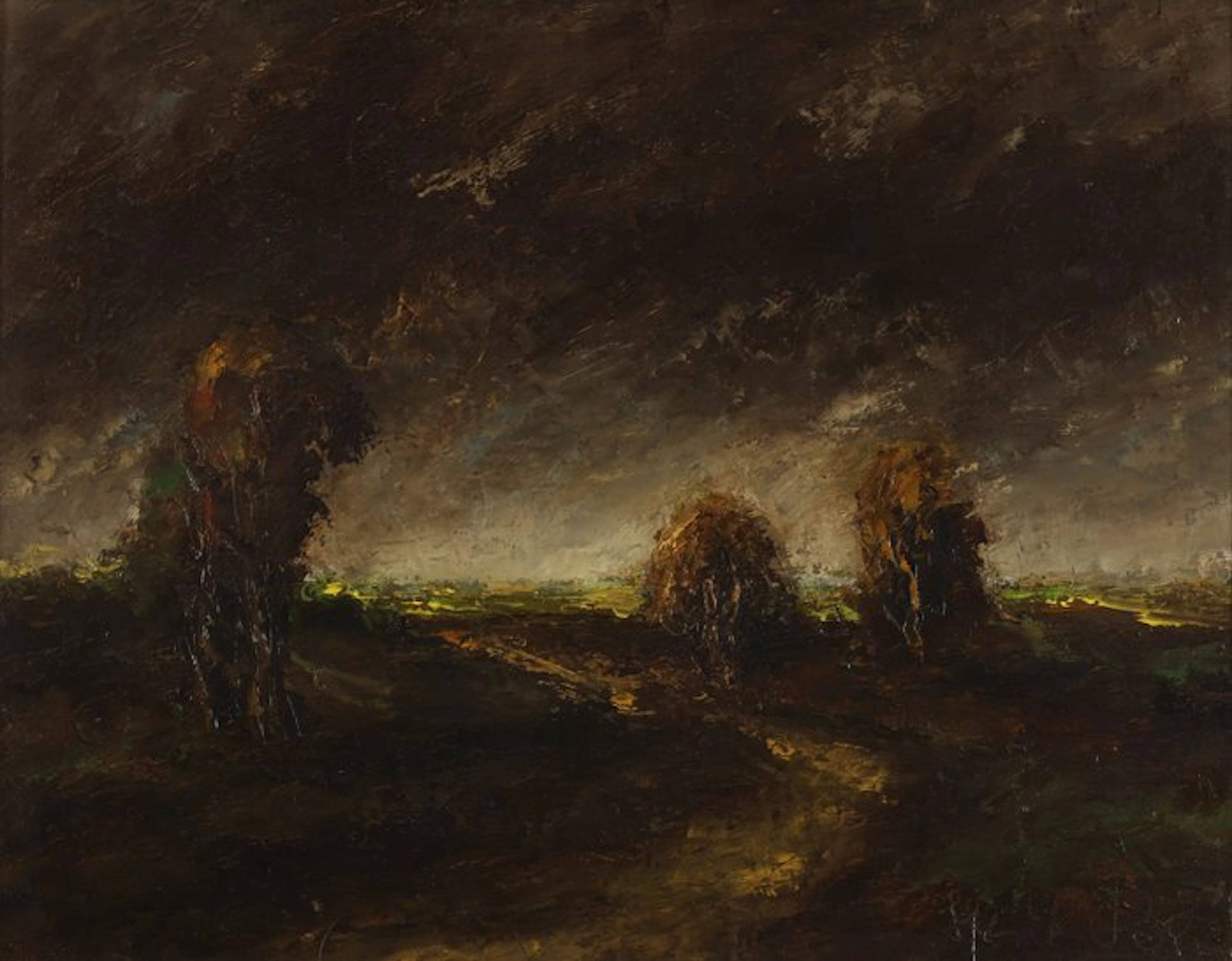 Henk Bies (1928-2006) - Hooimijten