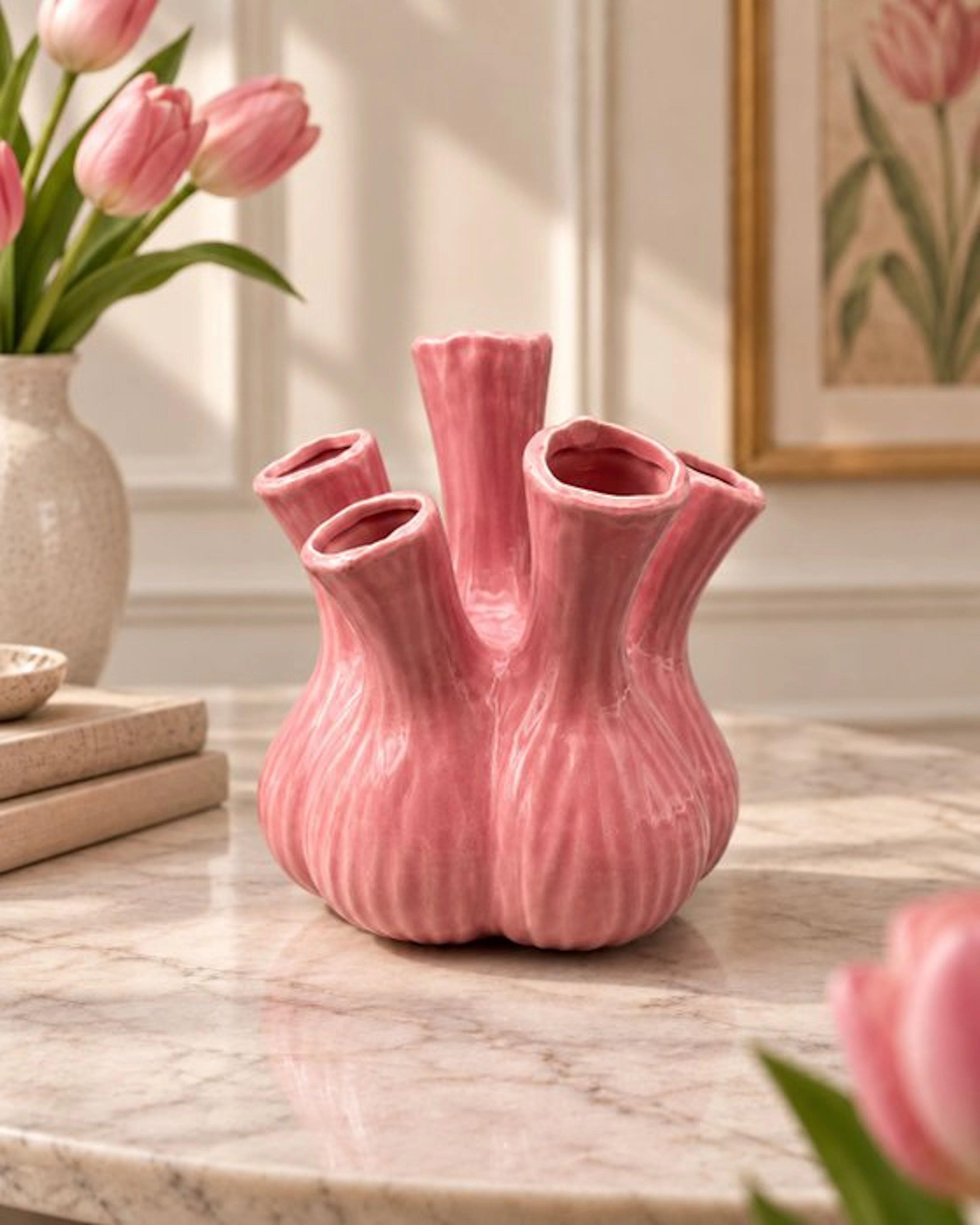 Vase - Earthenware - XXL tulip vase