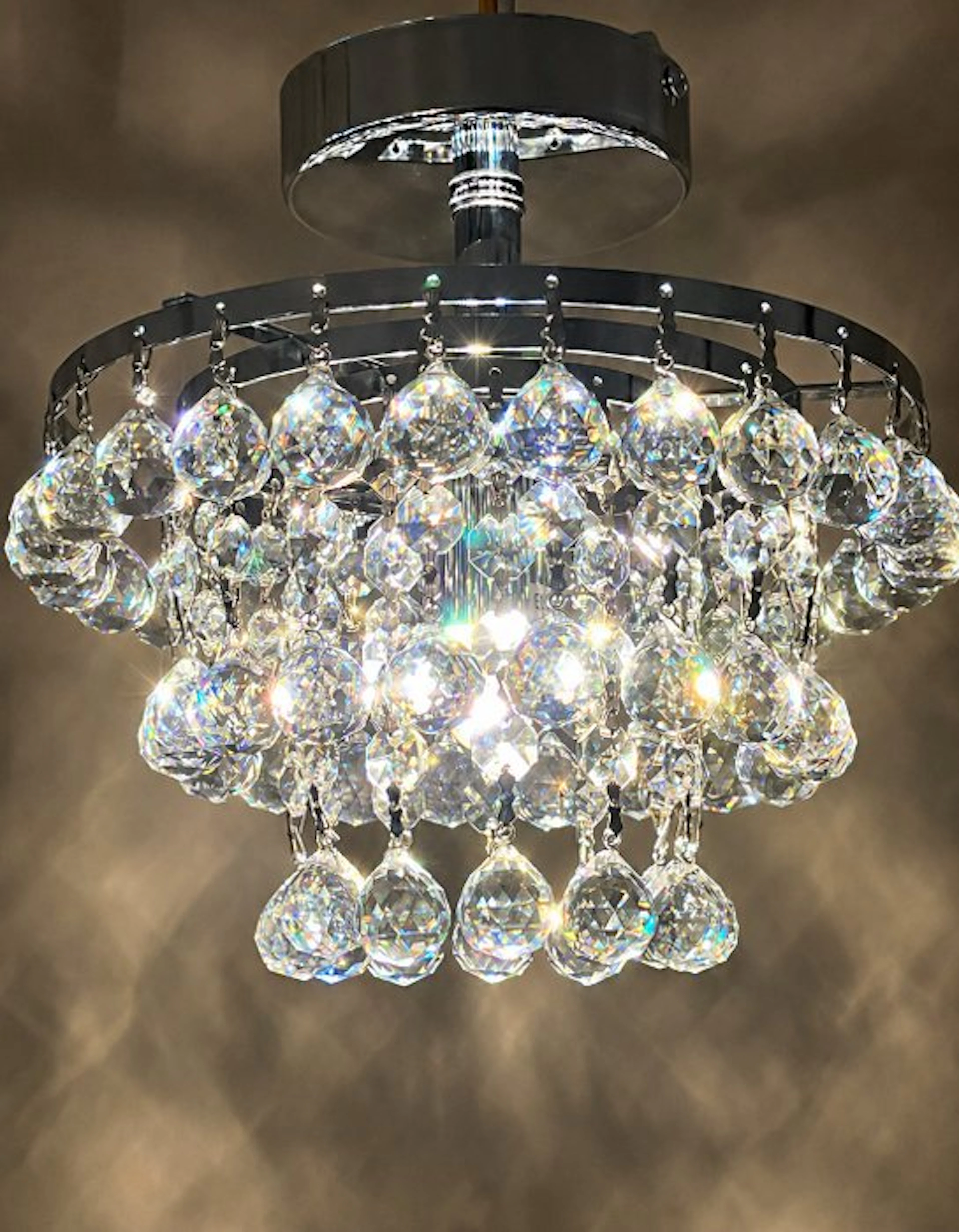 Swarovski - Ceiling lamp - Crystal, Chrome