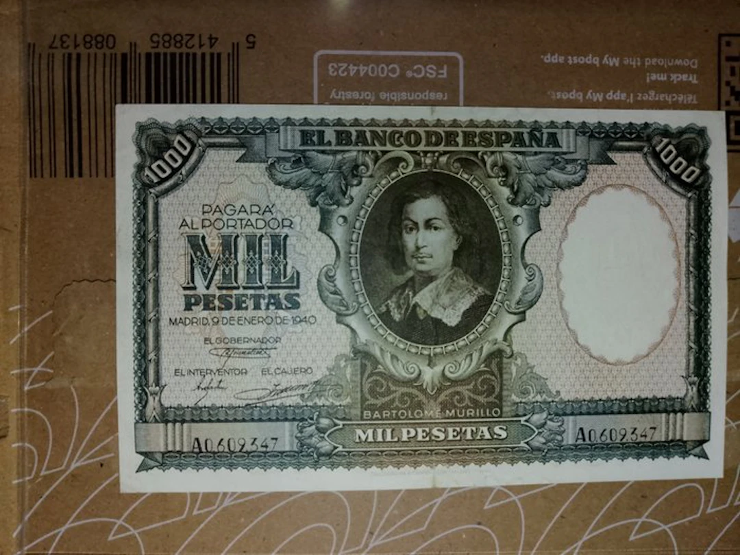 Spain. - 1000 Pesetas - 1940 - Pick 120a (No reserve price)