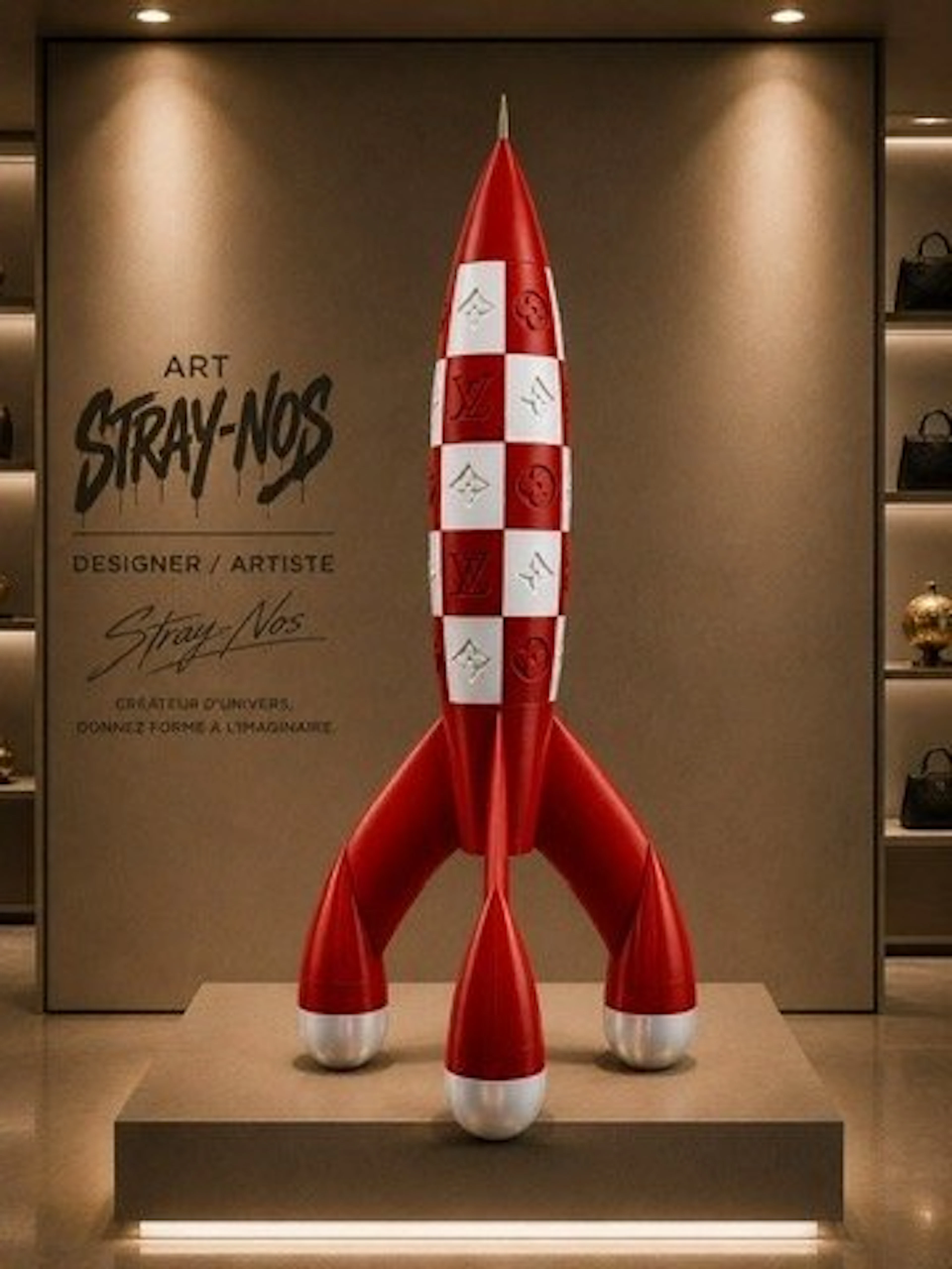 Art Stray-Nos - New collection " L’Ascension du Logo Louis Vuitton "