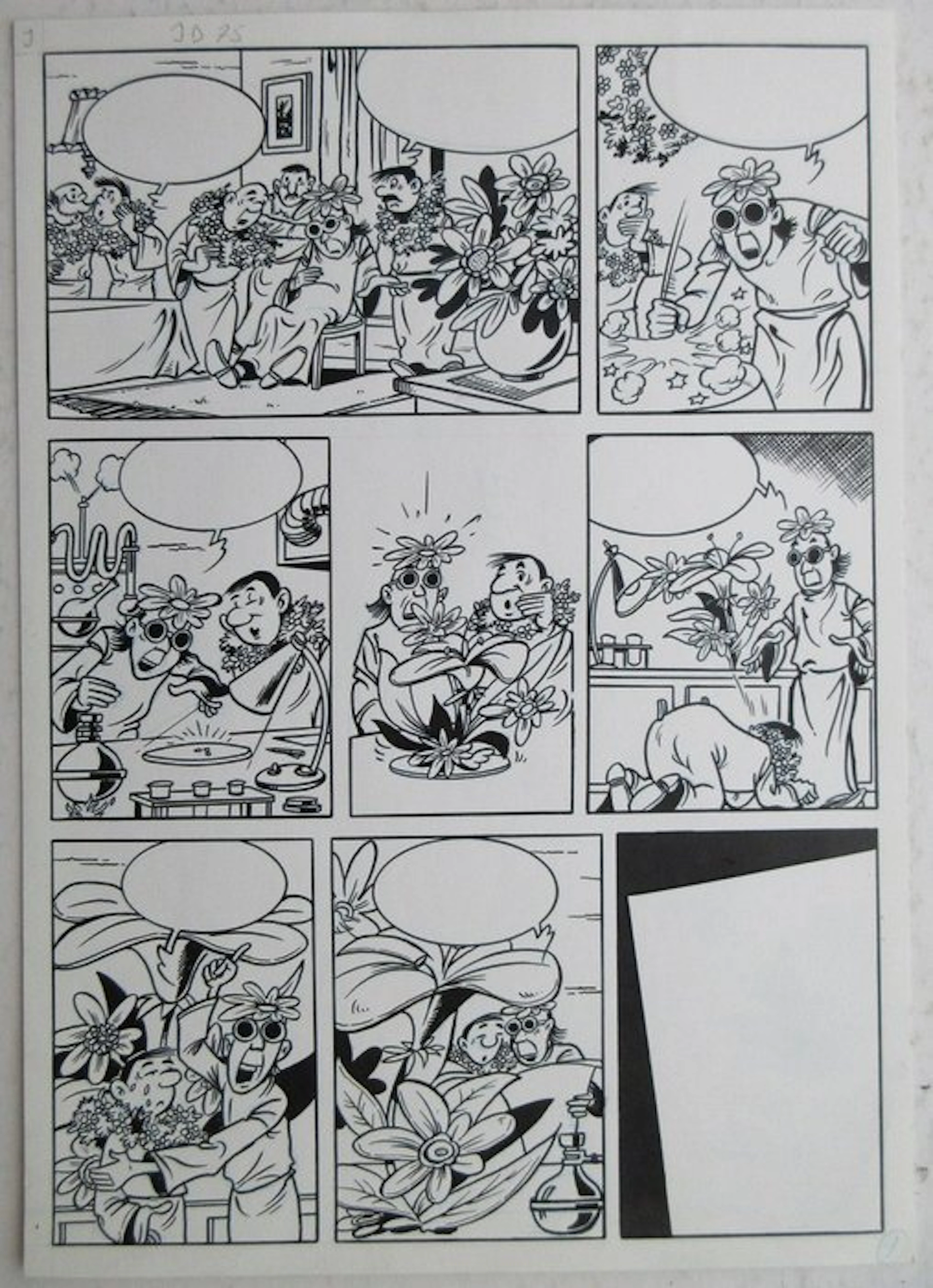 Studio Vandersteen - 1 Original page - Jerom - De kleurenzaaier p. 9