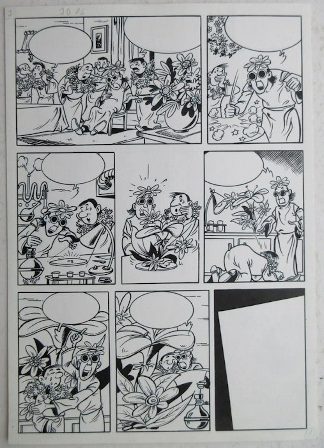 Studio Vandersteen - 1 Original page - Jerom - De kleurenzaaier p. 9