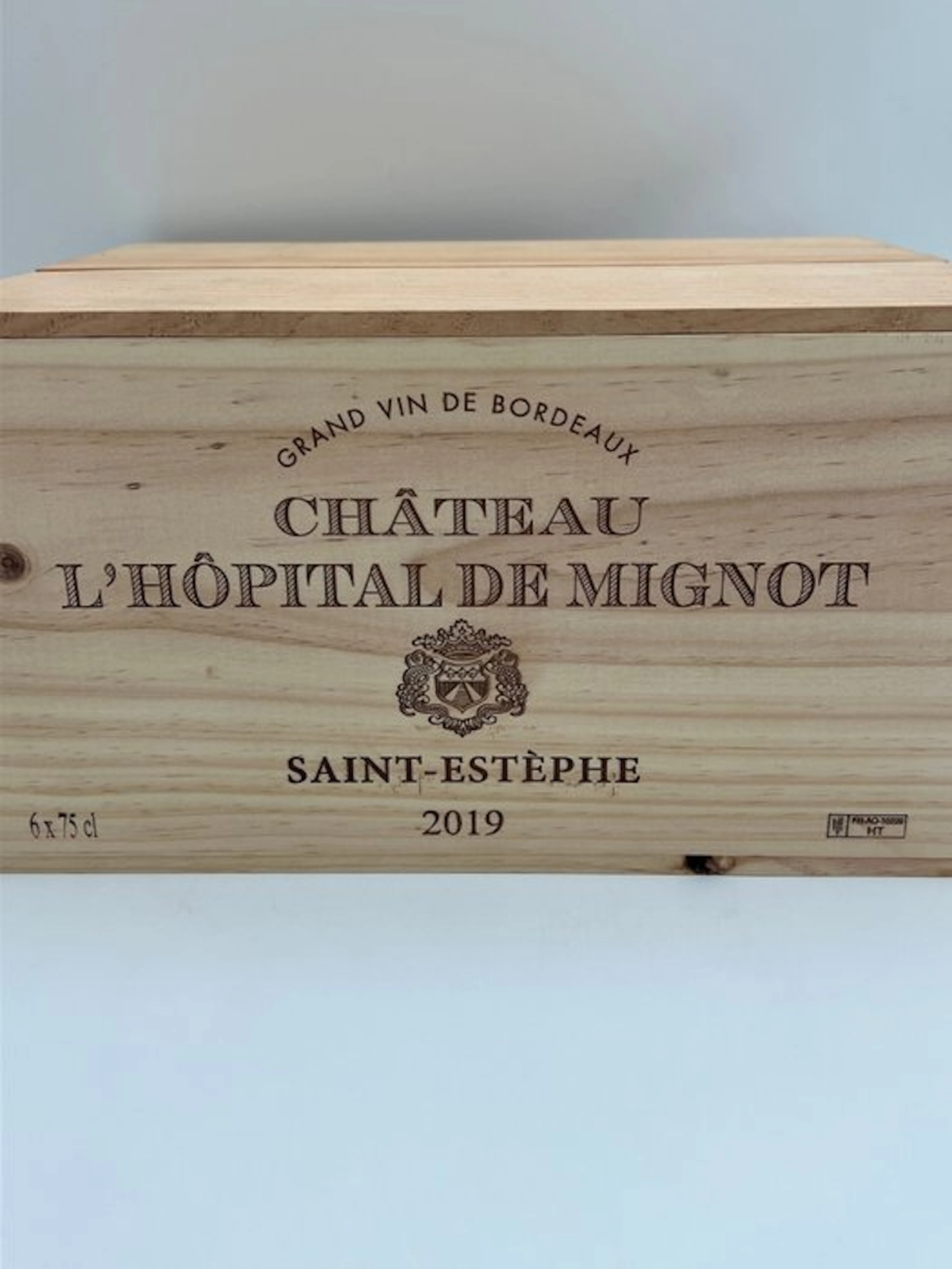 2019 Chateau l'Hopital de Mignot - Saint-Estèphe - 6 Bottles (0.75L)