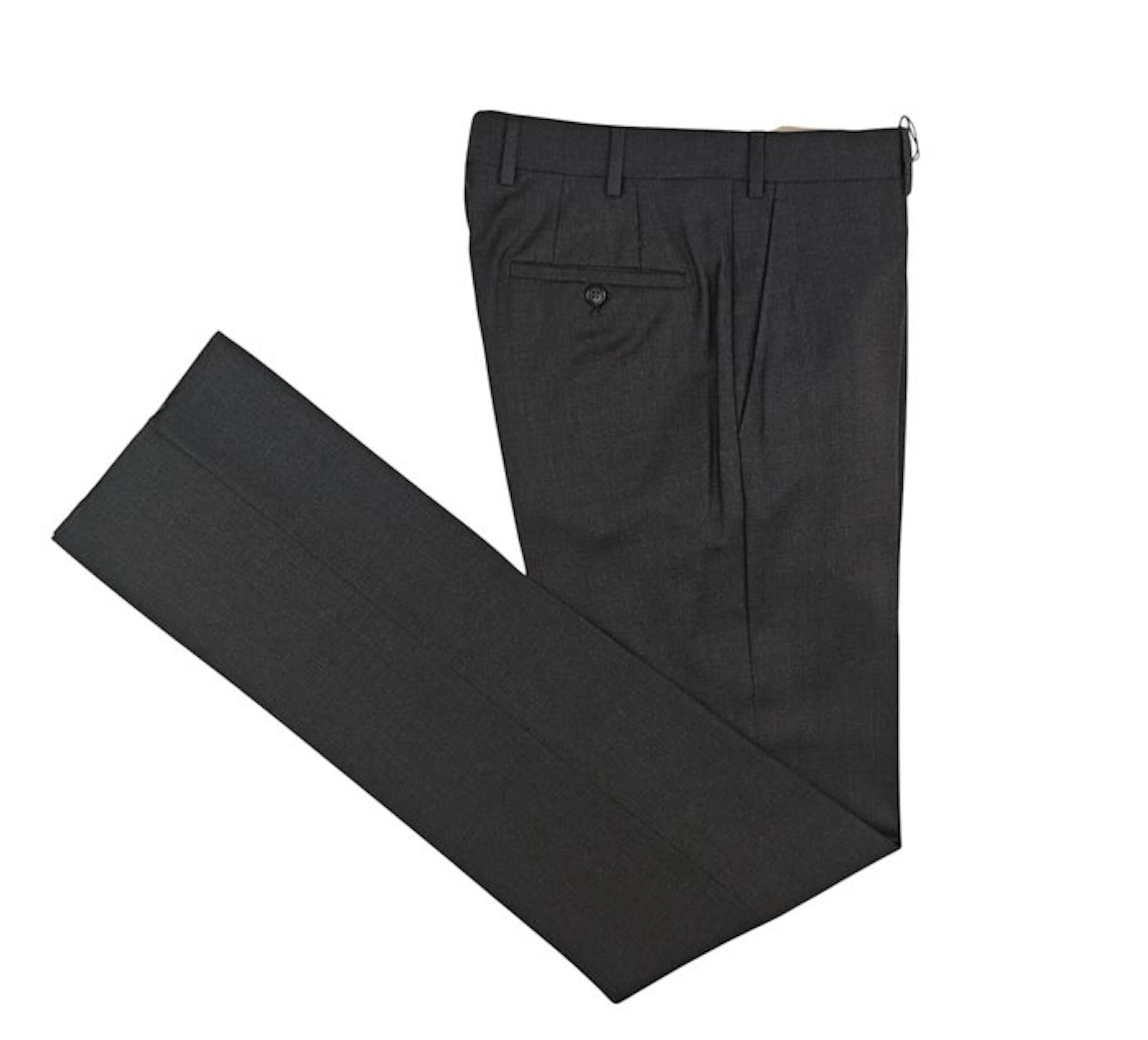S&B NAPOLI - 44 IT - Dress Pant Gray Fine Wool LORO PIANA...