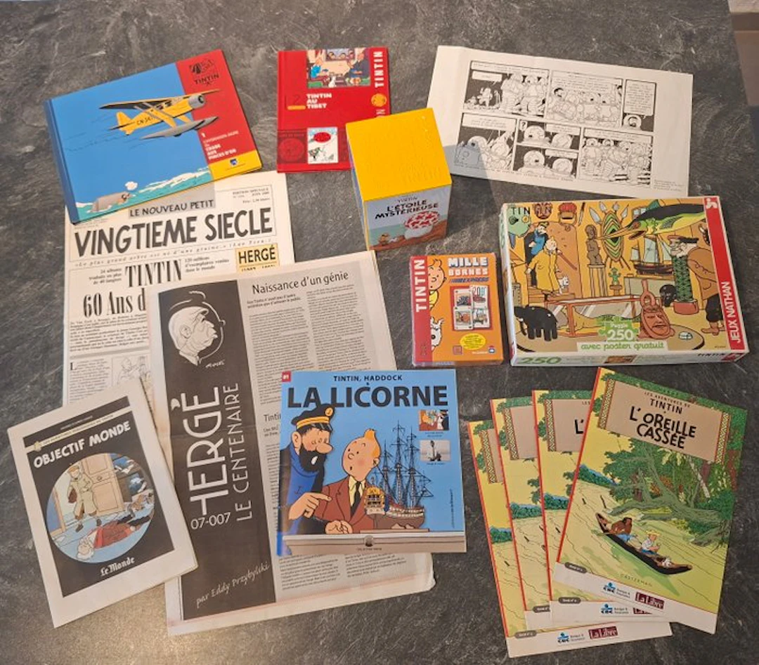 Tintin - 15 Various Tintin articles