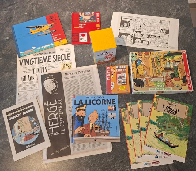 Tintin - 15 Various Tintin articles