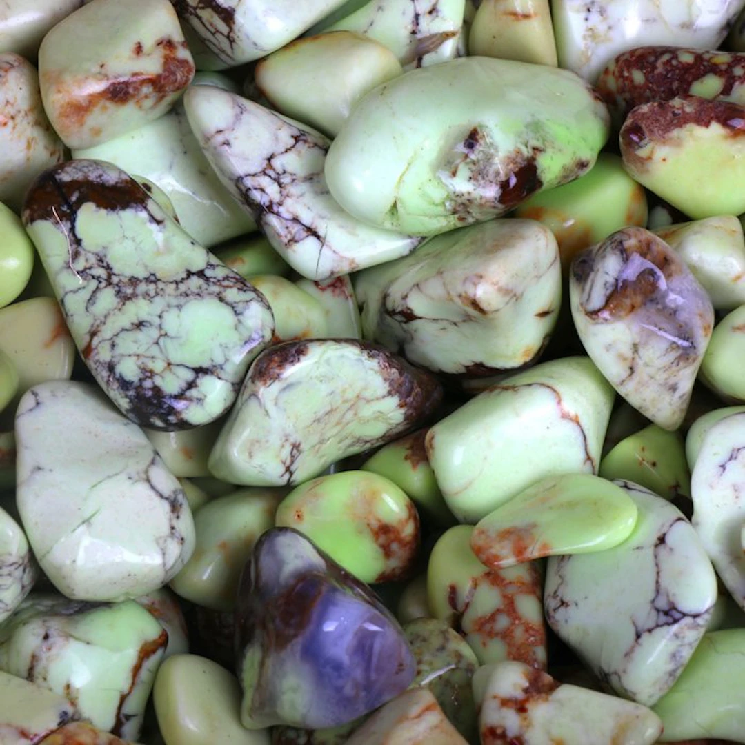 Last Lot! - Chrysoprase - Tumbled XXL Wholesale Lot- 1 kg