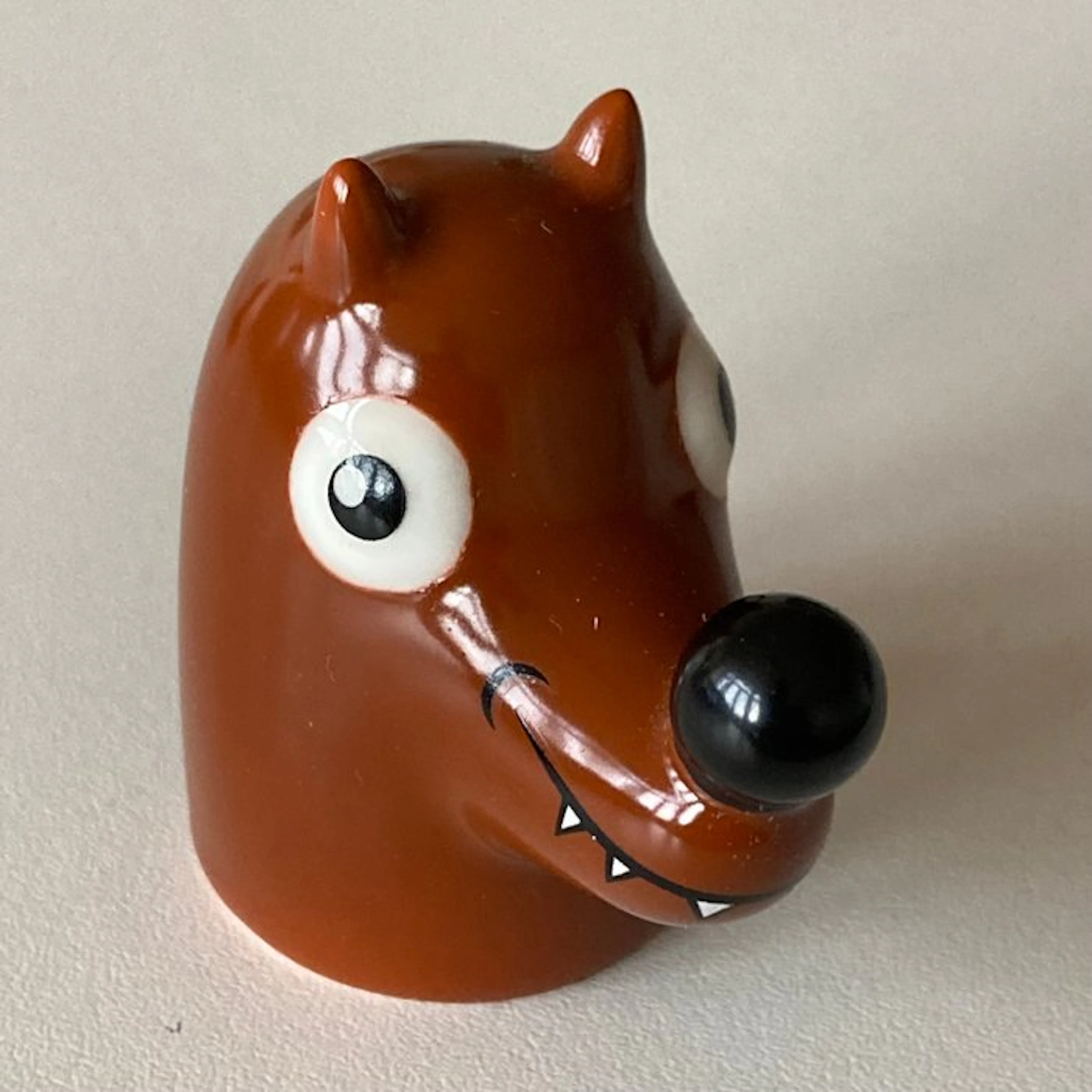 Alessi - Figurine - "Il Lupo" - Porcelain