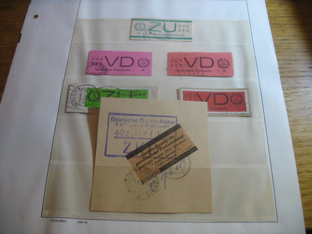 GDR - ZKD small collection stamped