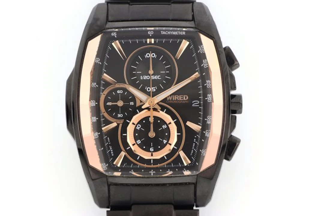 SEIKO "WIRED" - Tonneau Chronograph - No reserve price...