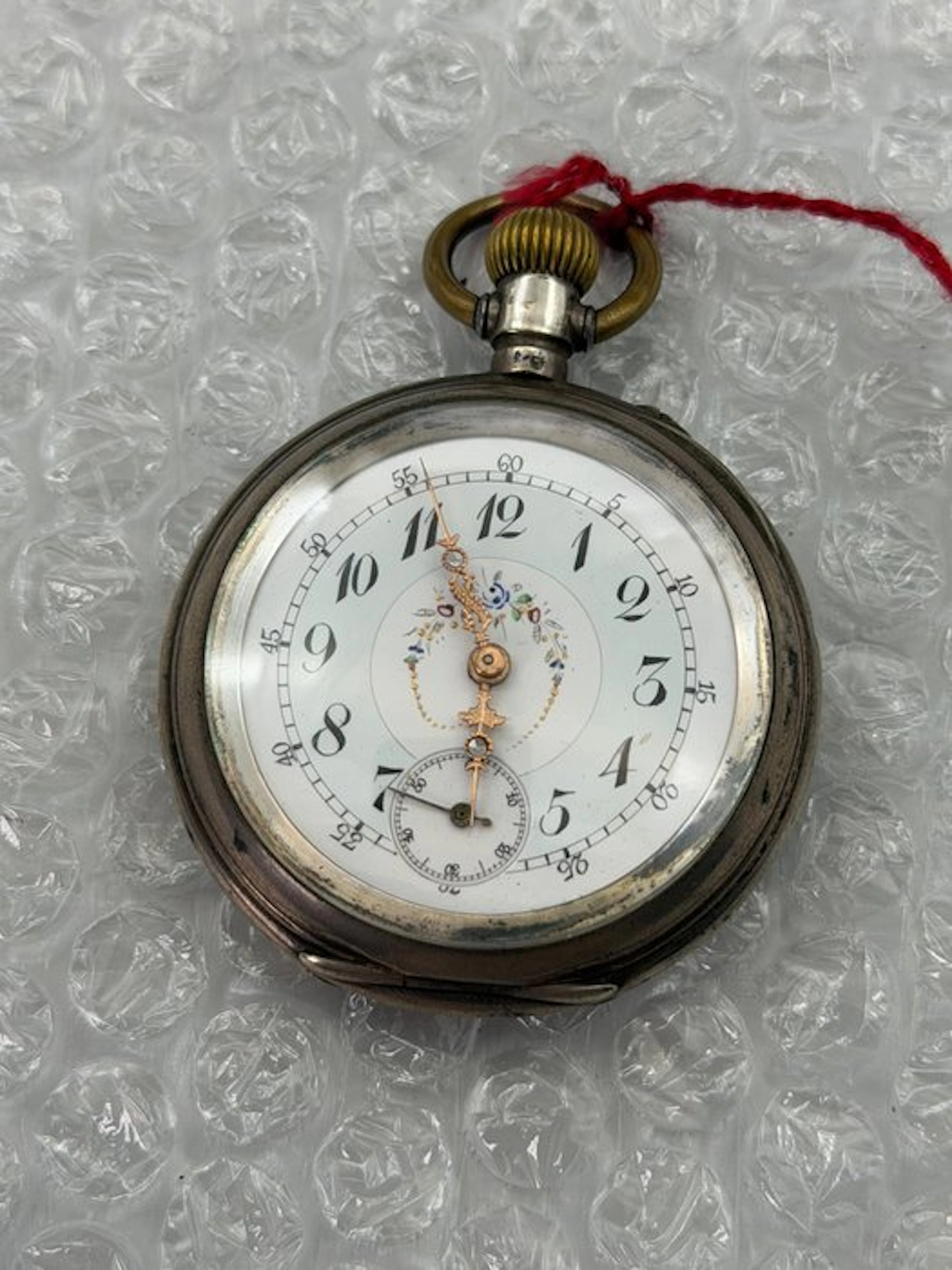 Antique - 800 Silver Pocket Watch – Georg Rauch Darmstadt - 1900-1949