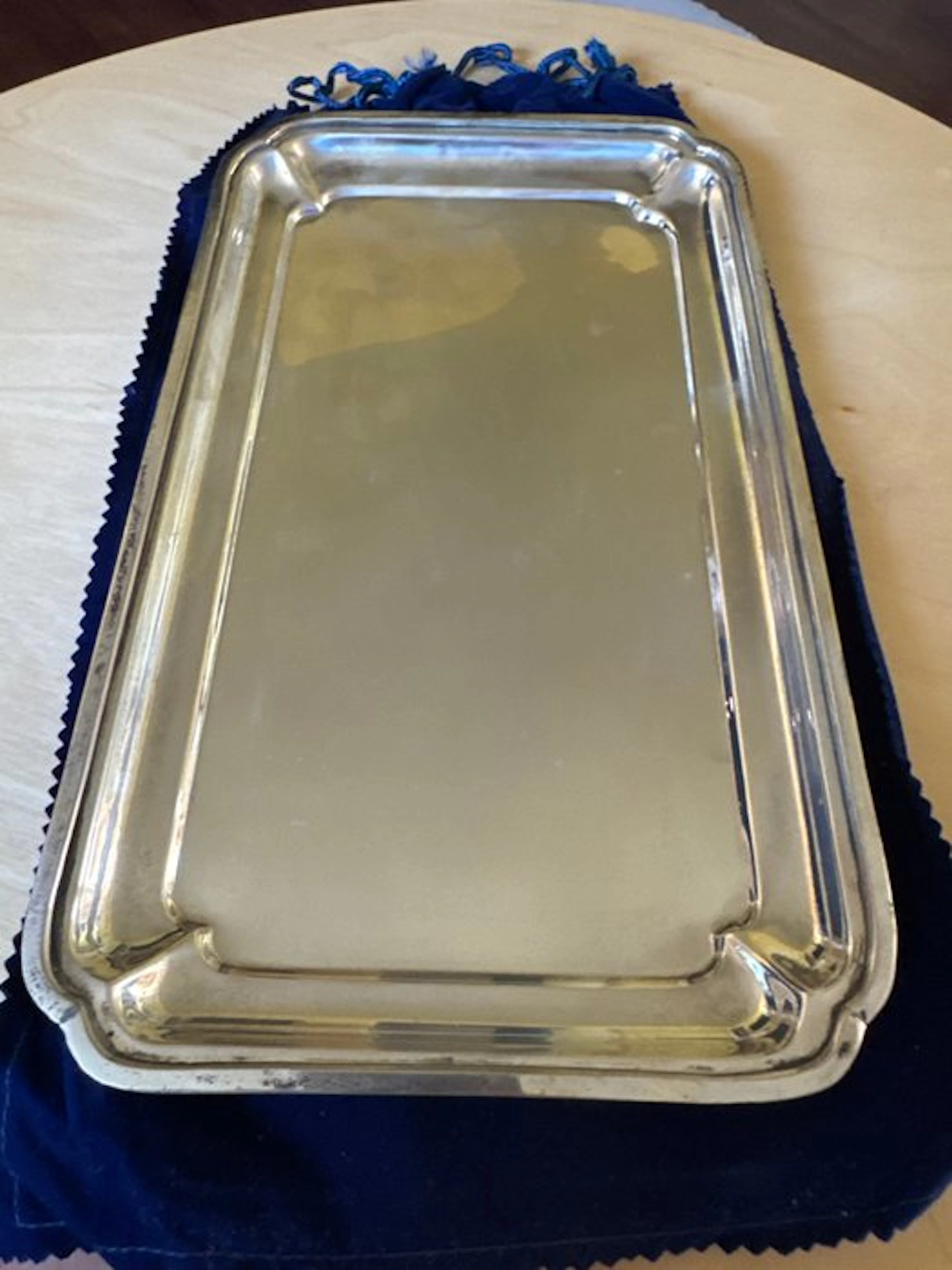 Serving tray - .900 silver - Lot 2