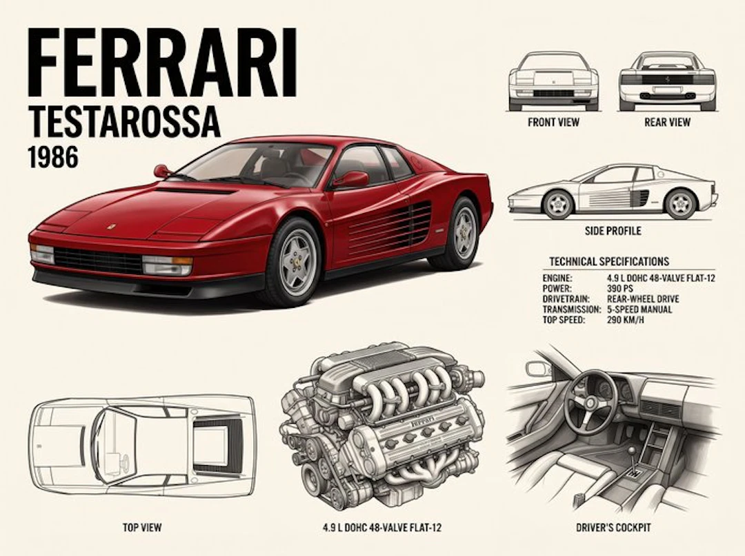 Shmidt.Art - Ferrari - Ferrari Testarossa 1986 - 1980s
