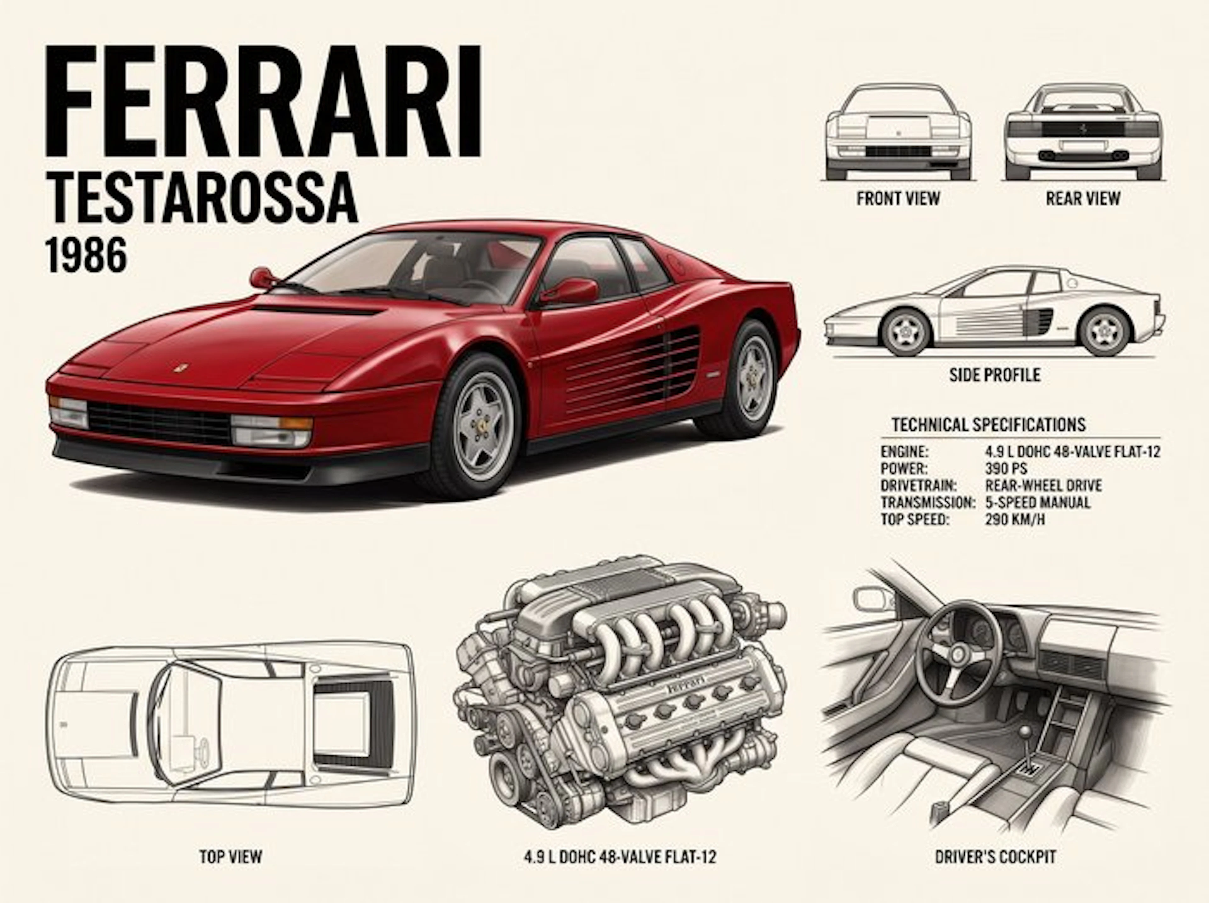 Shmidt.Art - Ferrari - Ferrari Testarossa 1986 - 1980s