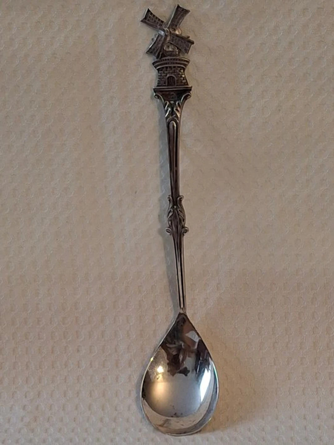Cream ladle - Long silver