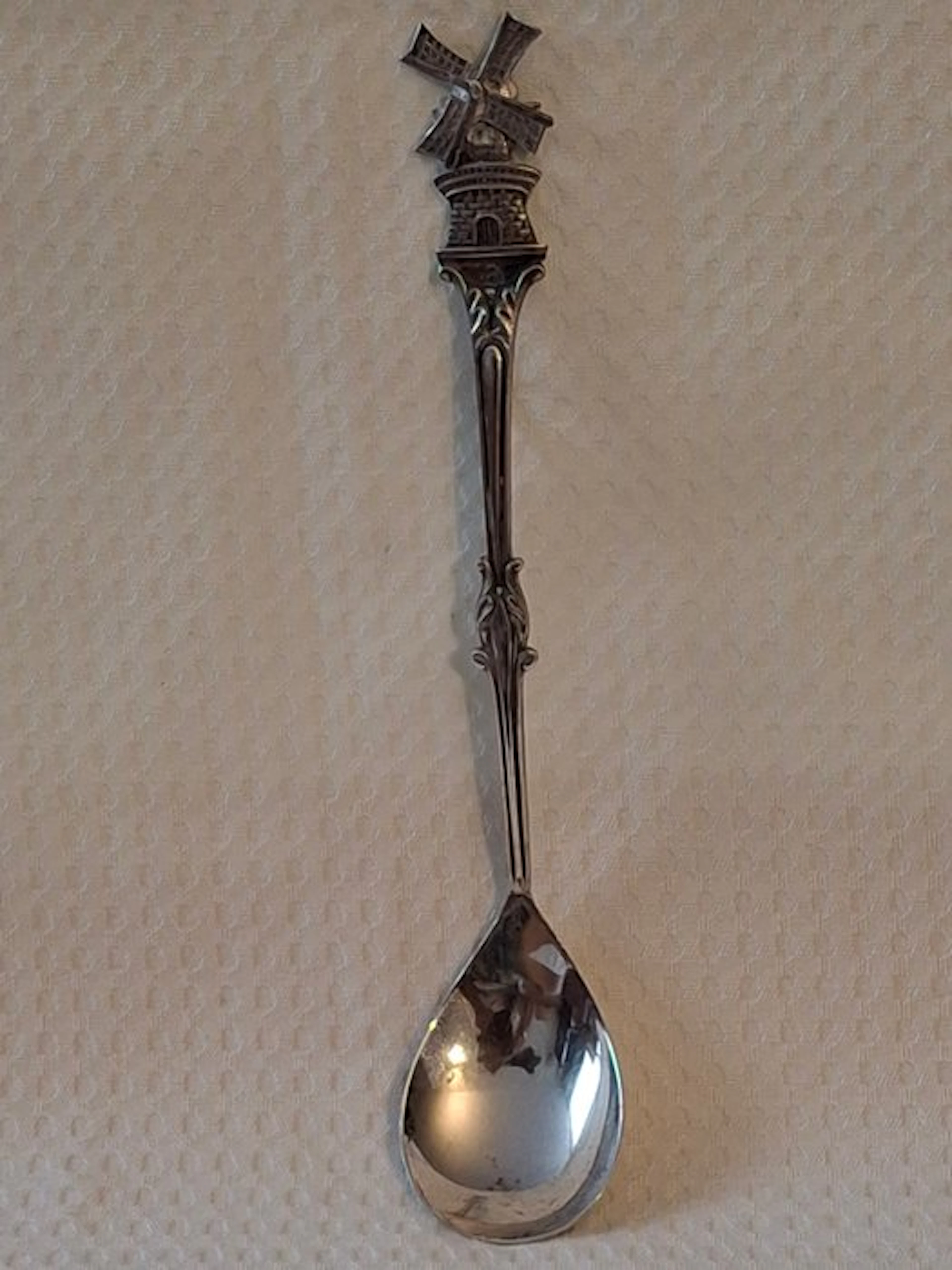 Cream ladle - Long silver