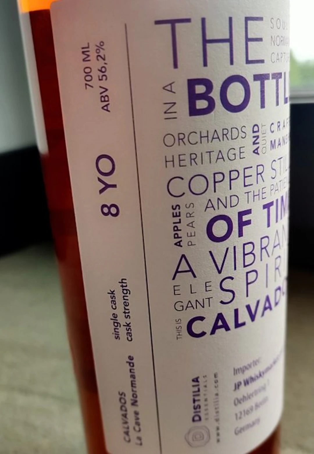 La Cave Normande 2015 8 years old Distilia - Essentials...
