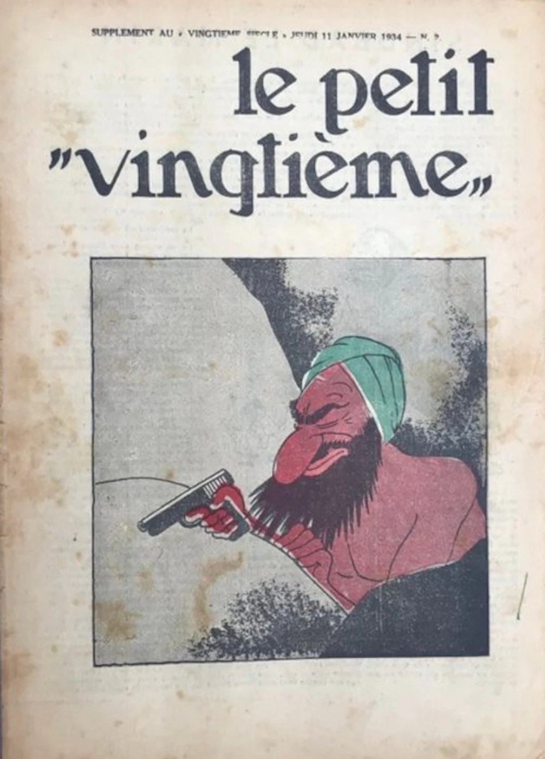 Le Petit Vingtième 2 - Les Cigares du Pharaon - Tintin - Hergé - 1934