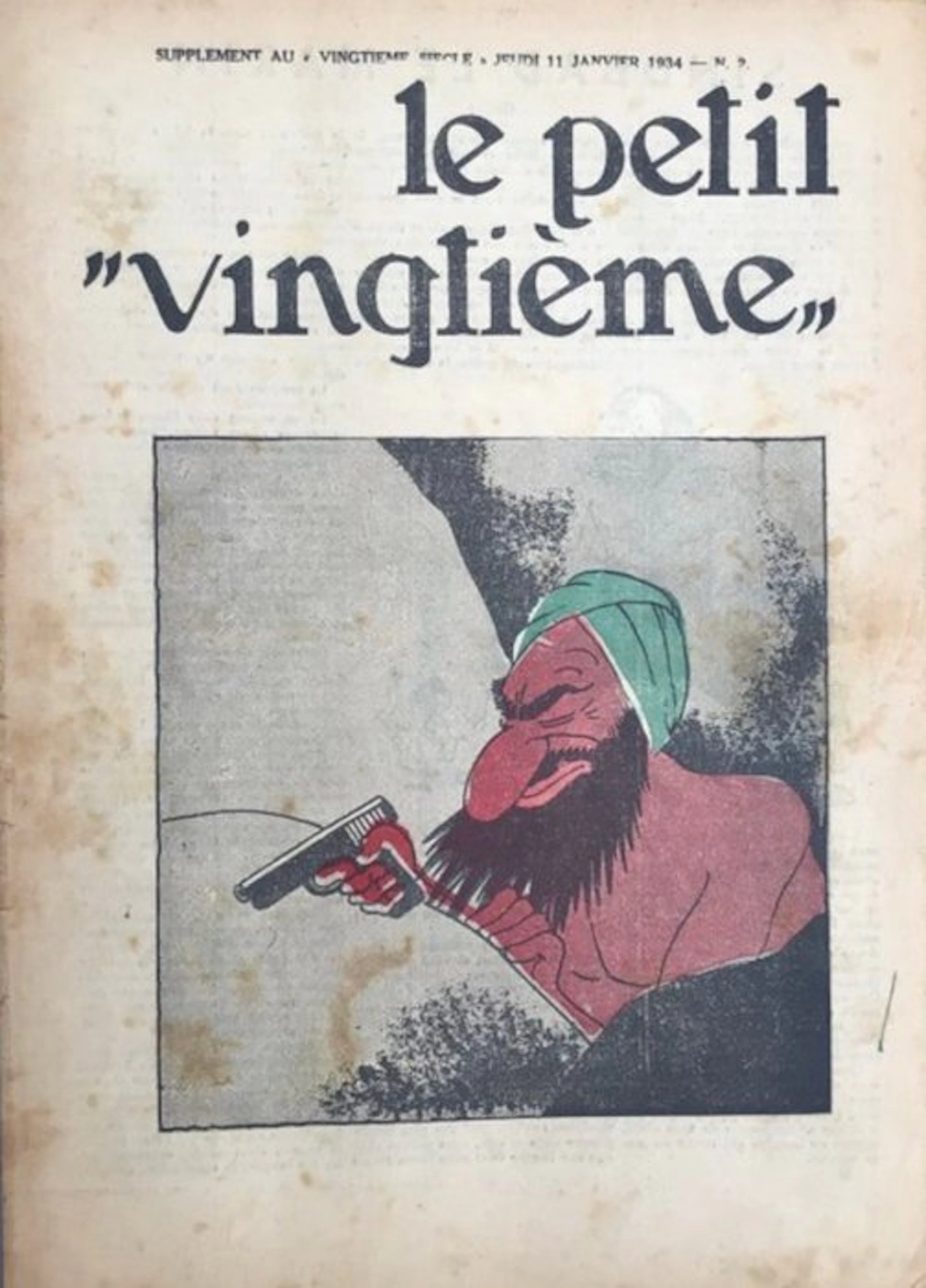 Le Petit Vingtième 2 - Les Cigares du Pharaon - Tintin - Hergé - 1934