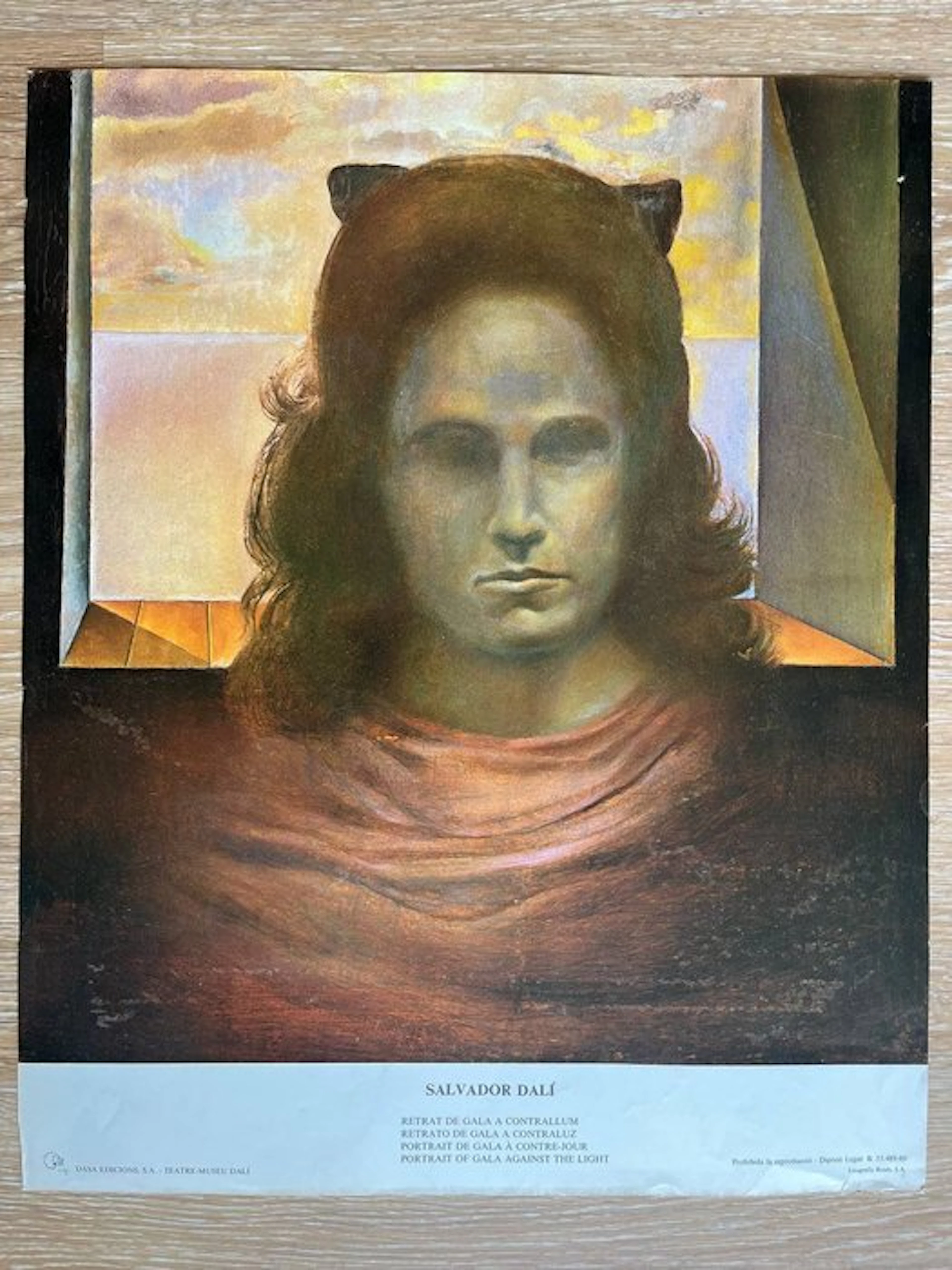 Salvador Dali - ** Original Vintage Museum Poster – Gala...