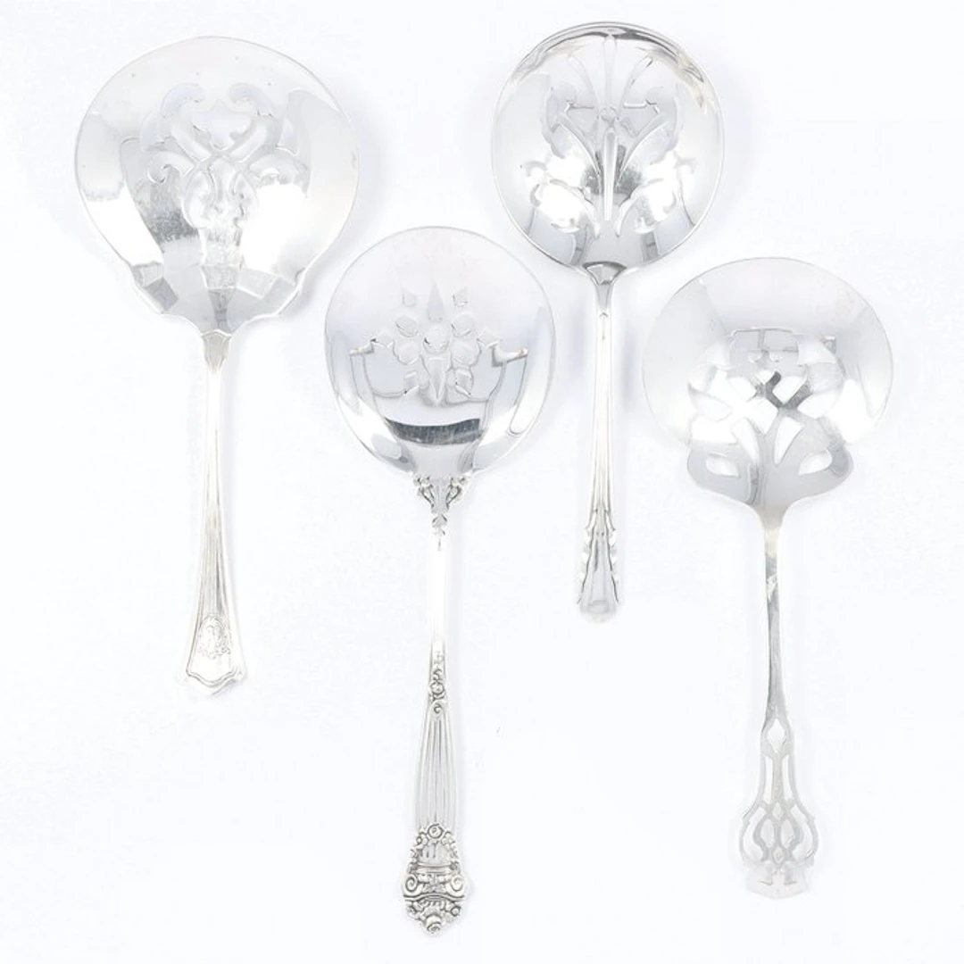 Sterling - Ca. 1875-1925 - Spoon (4) - .925 silver