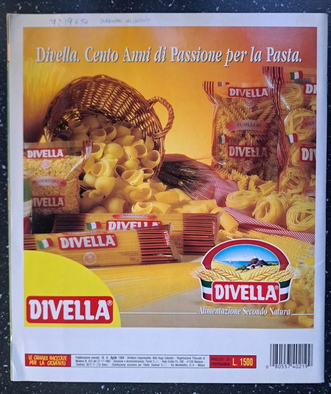 Panini World Cup USA 94 - Italian Divella Edition...