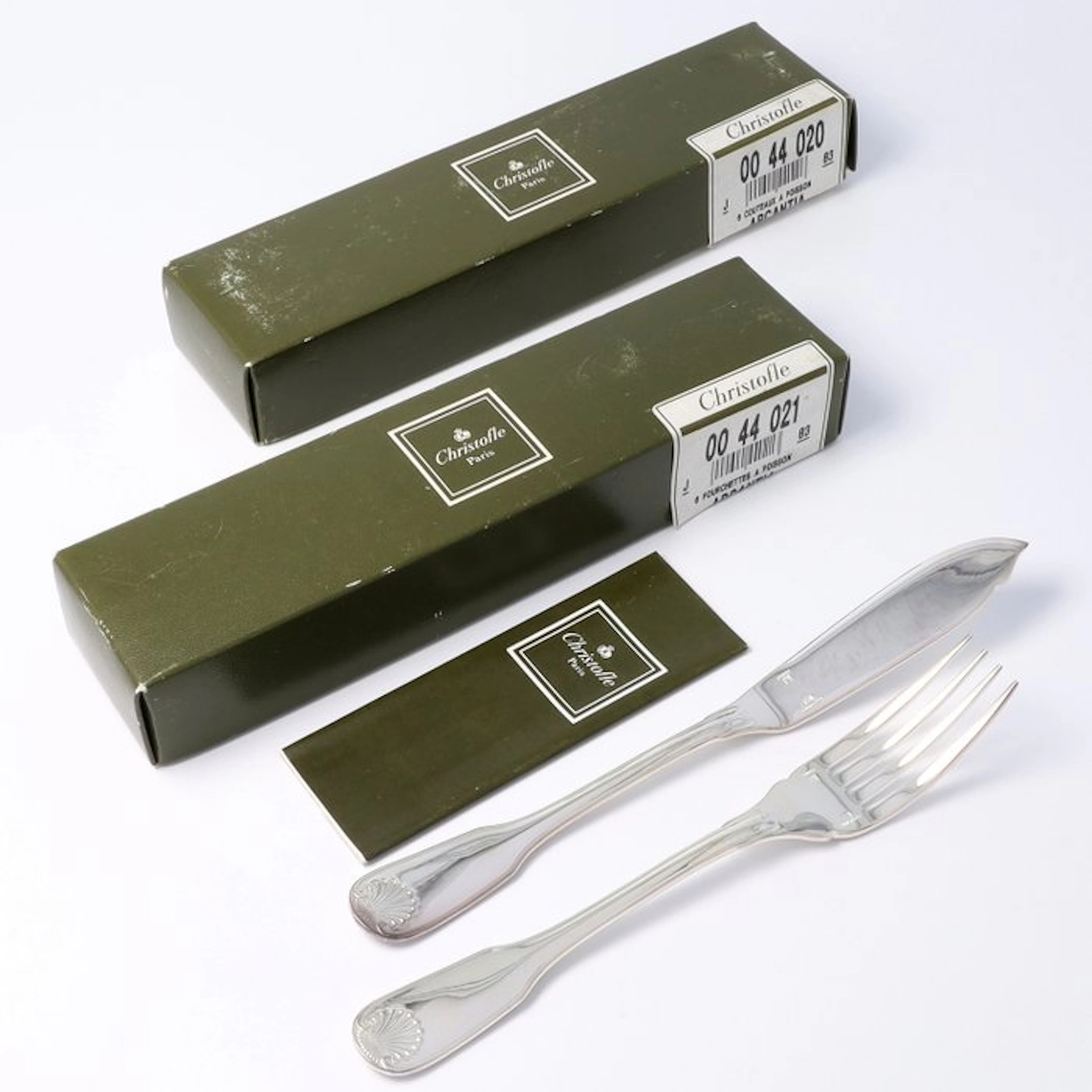Christofle, Model: Arcantia. - Fish cutlery set for 6 (12) - Silverplated