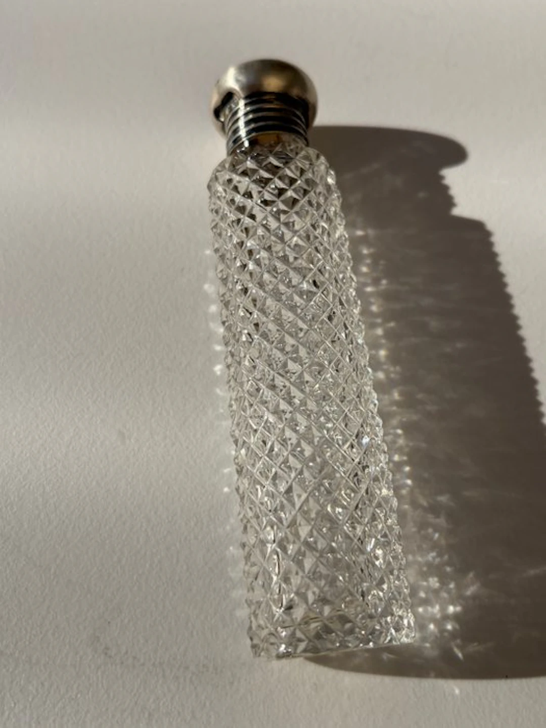 Perfume bottle - Precious Travel Flask in 925 Sterling Silver