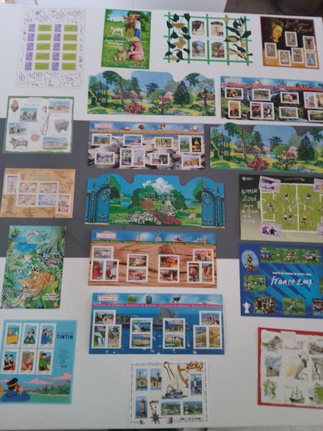 France 2006/2007 - Stamp collection: blocks and sheets of stamps