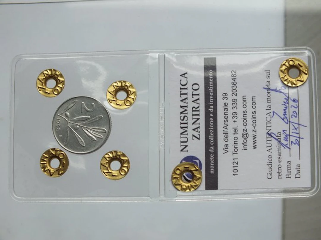 Italy. 2 Lire 1958 "Ulivo"