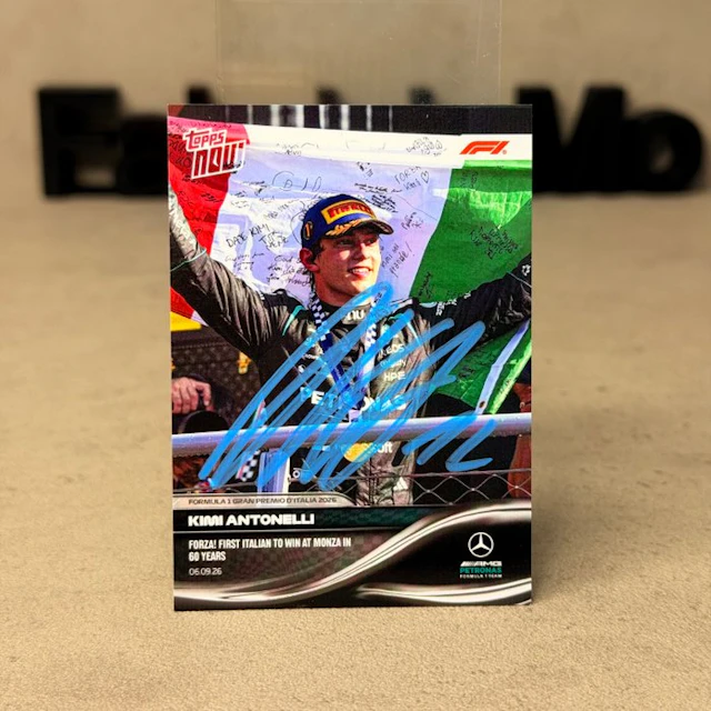Mercedes - Topps Now - Forza! First italian to win at...