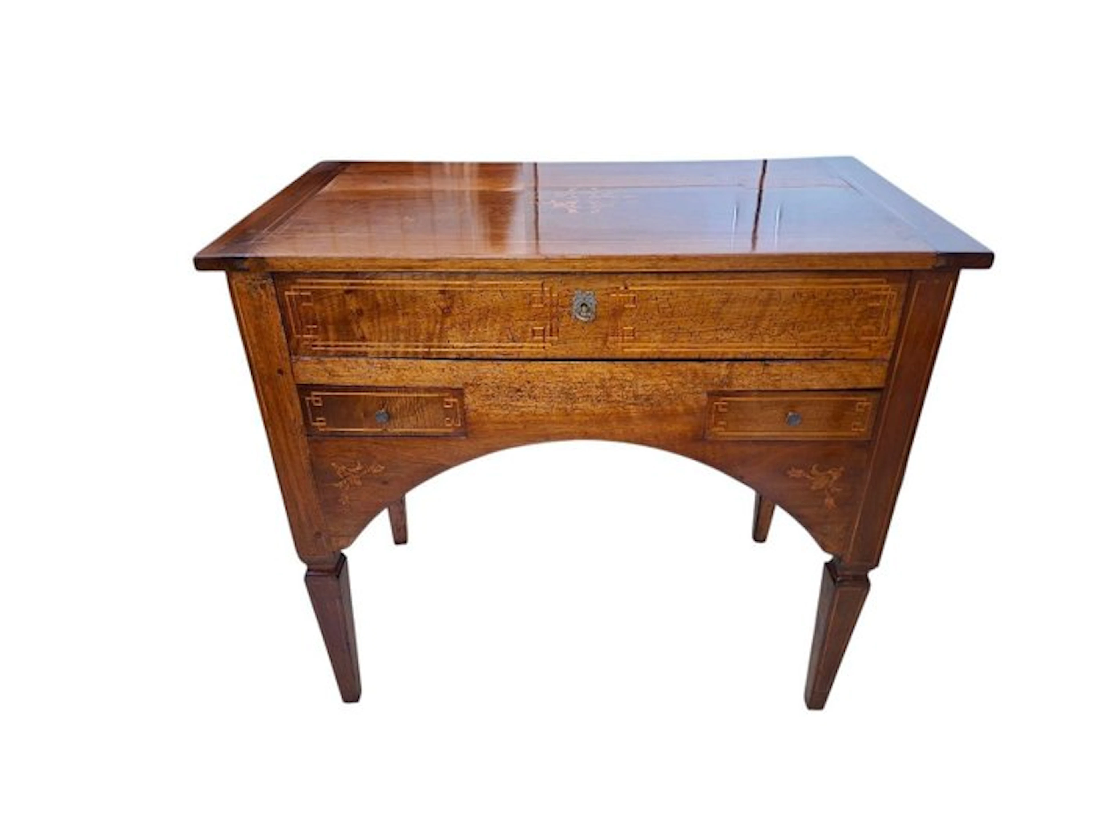 Writing table - Walnut - Neoclassical Desk