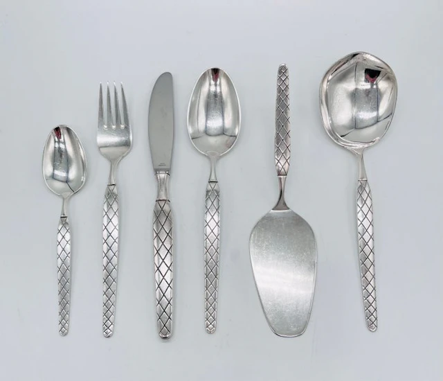 ABSA Denmark - Cutlery set (23) - Silverplated - Harlekin cutlery set