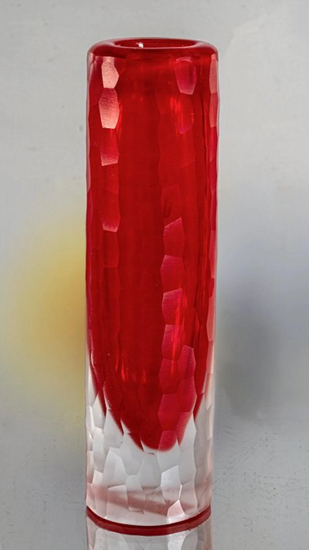 Murano - Vase - Vase object - sommerso / battuto - height 14 cm - Murano glass