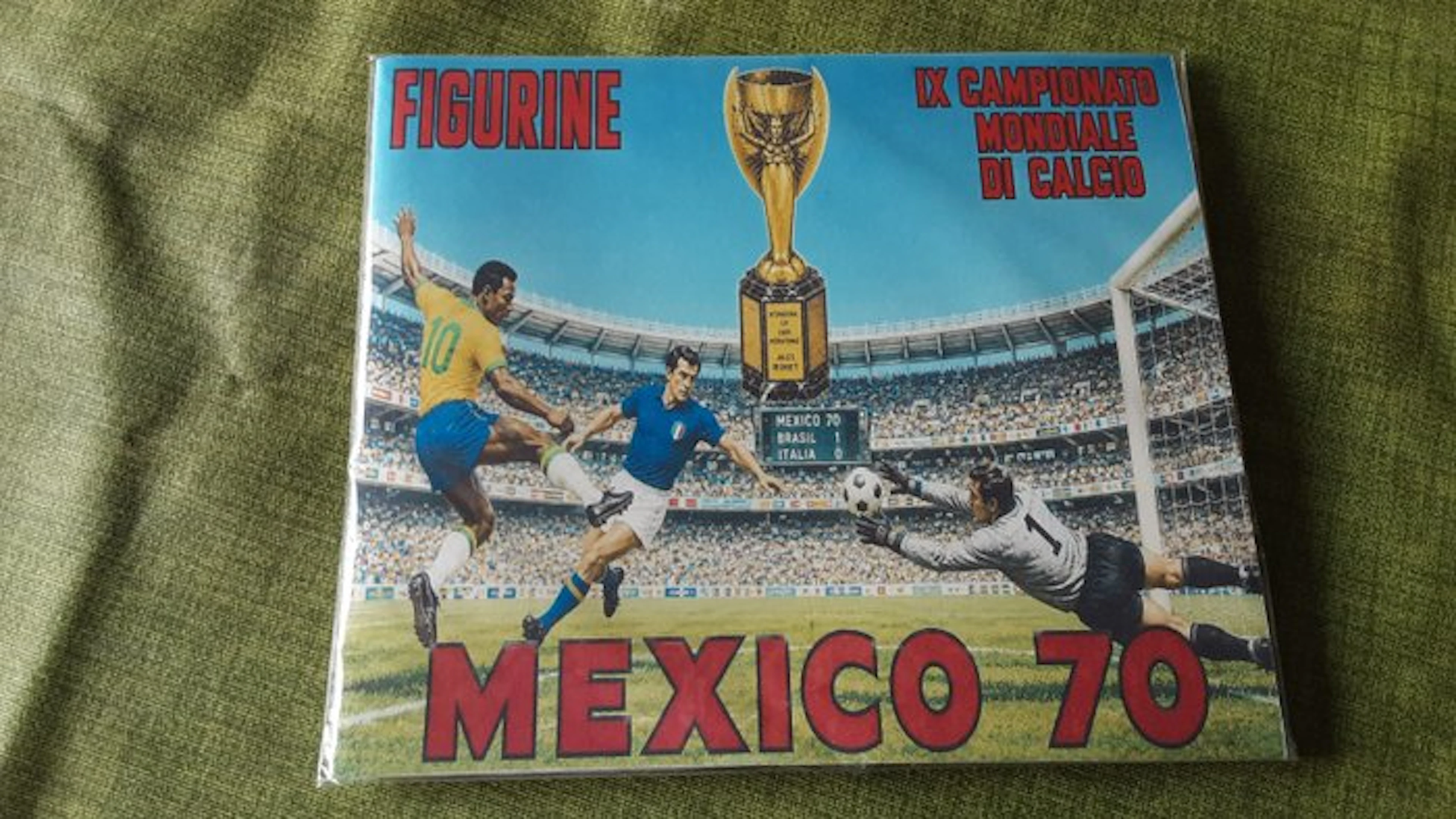 1970 Variant Panini Pelé Empty album + complete loose...